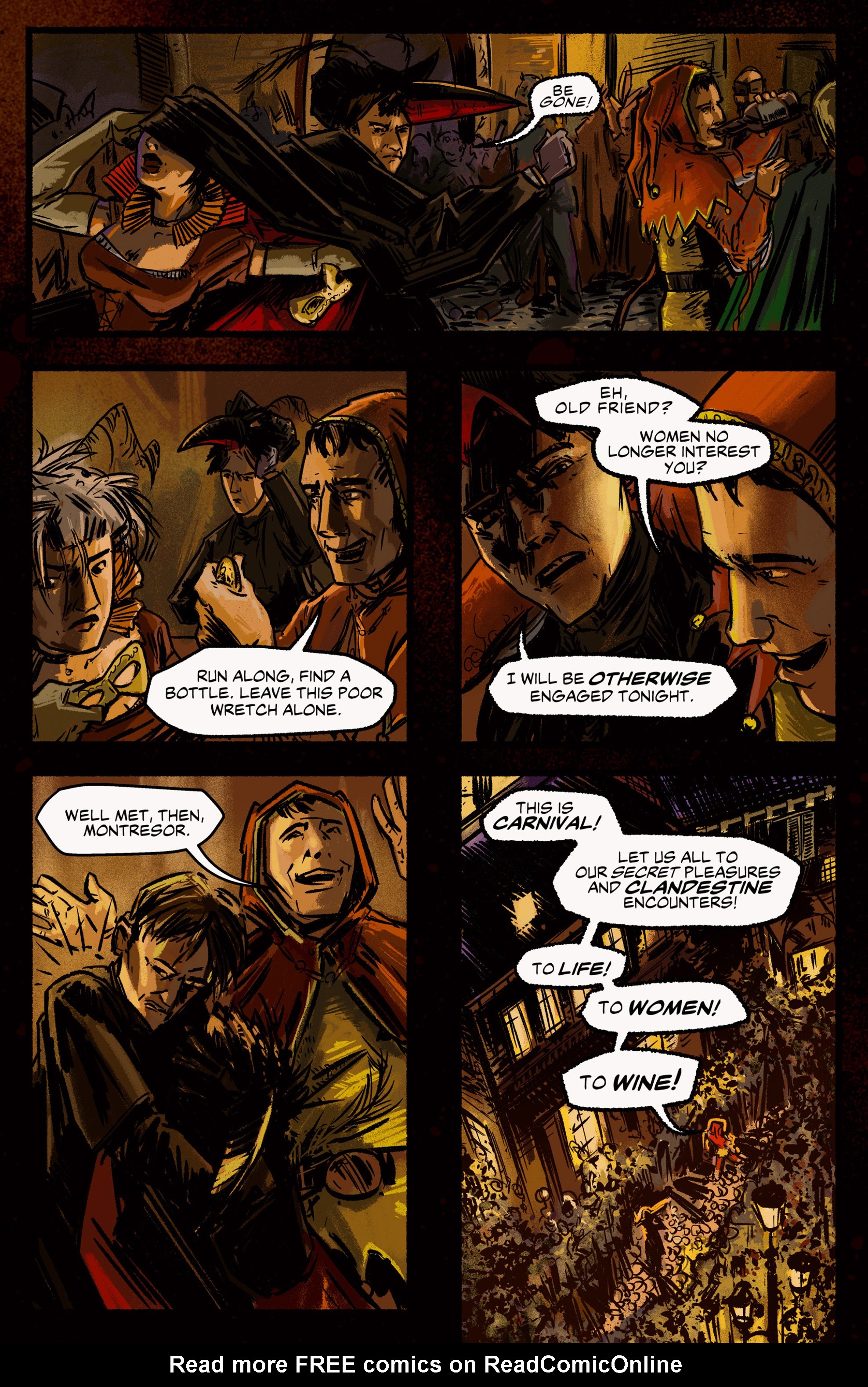 Read online The Cask of Amontillado comic -  Issue # Full - 4