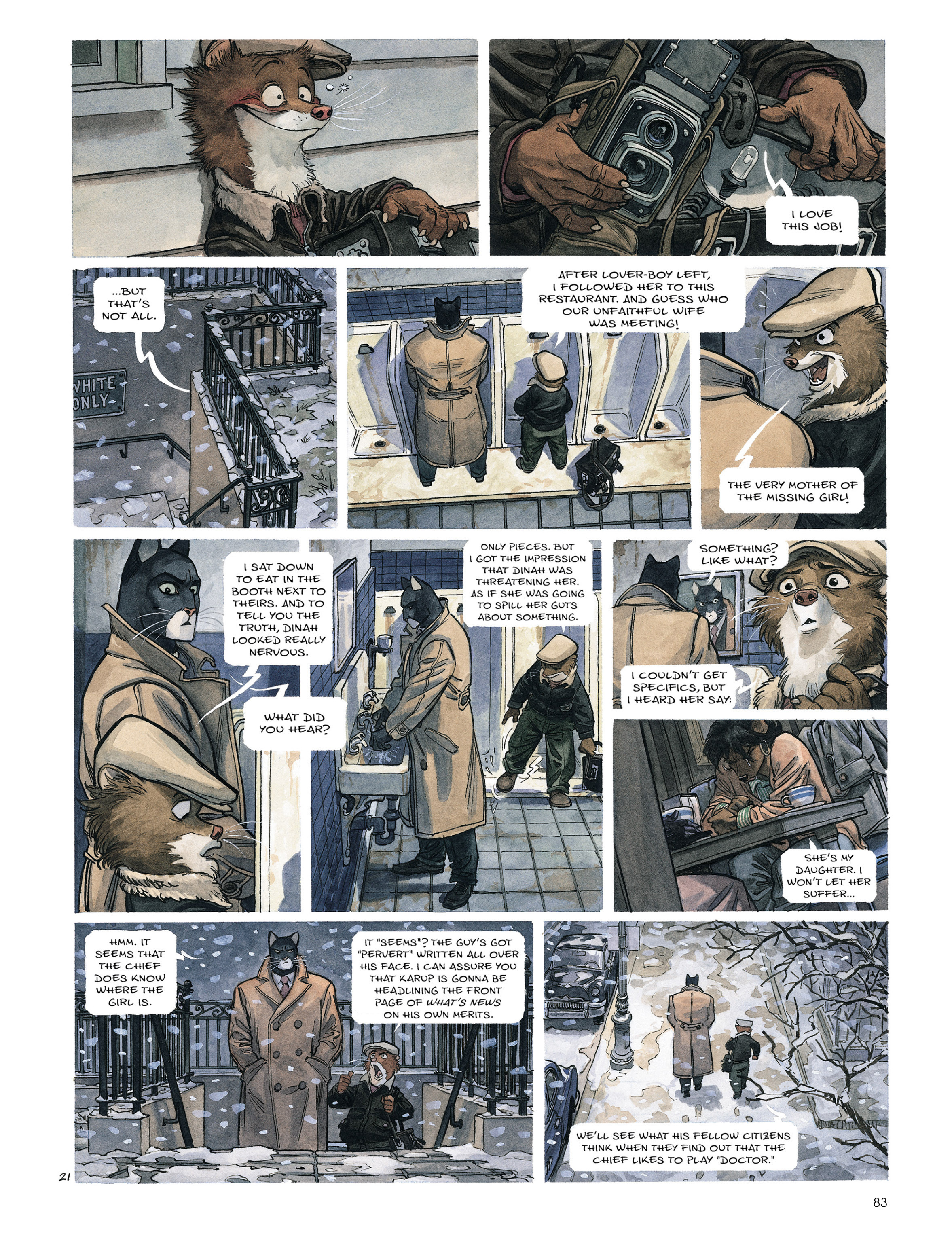 Read online Blacksad (2010) comic -  Issue # Full - 83