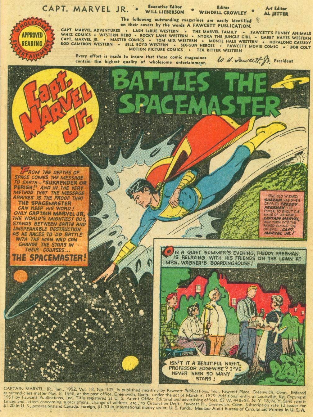 Read online Captain Marvel, Jr. comic -  Issue #105 - 3