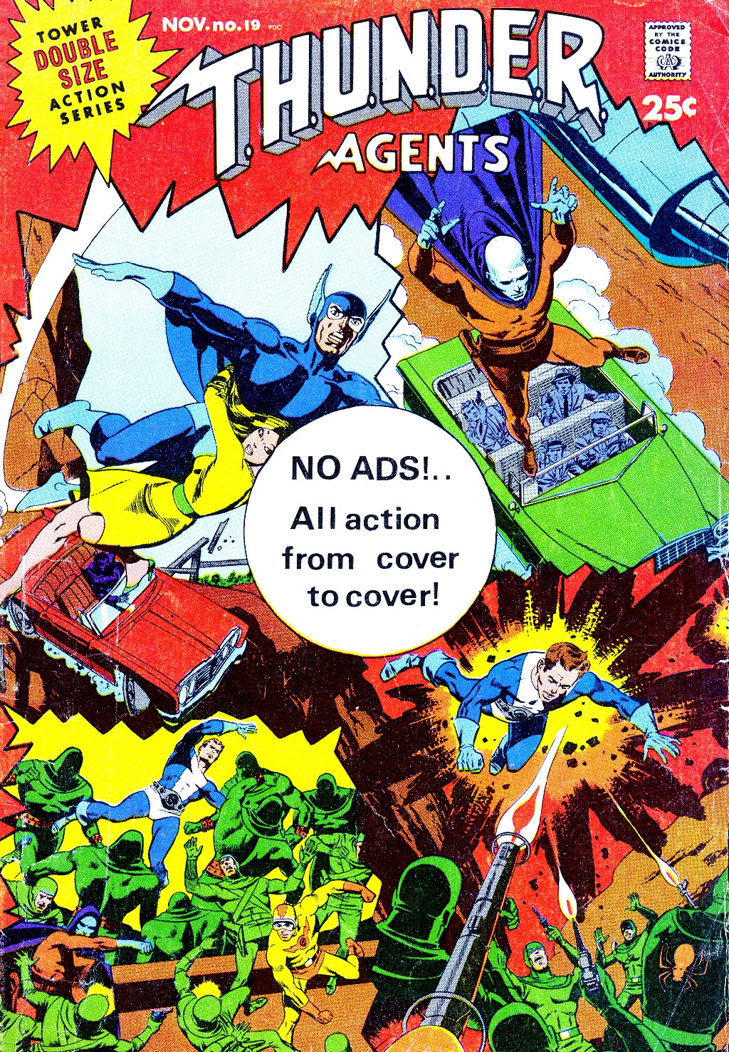 Read online T.H.U.N.D.E.R. Agents (1965) comic -  Issue #19 - 1