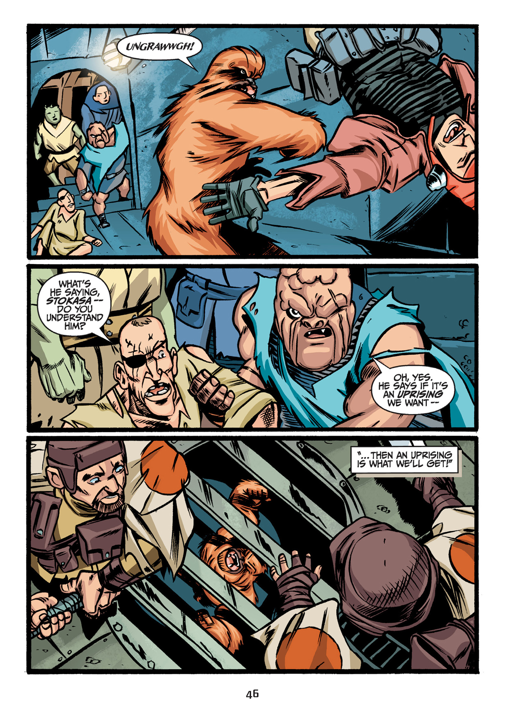 Read online Star Wars Adventures comic -  Issue # Issue Han Solo and the Hollow Moon of Khorya - 48
