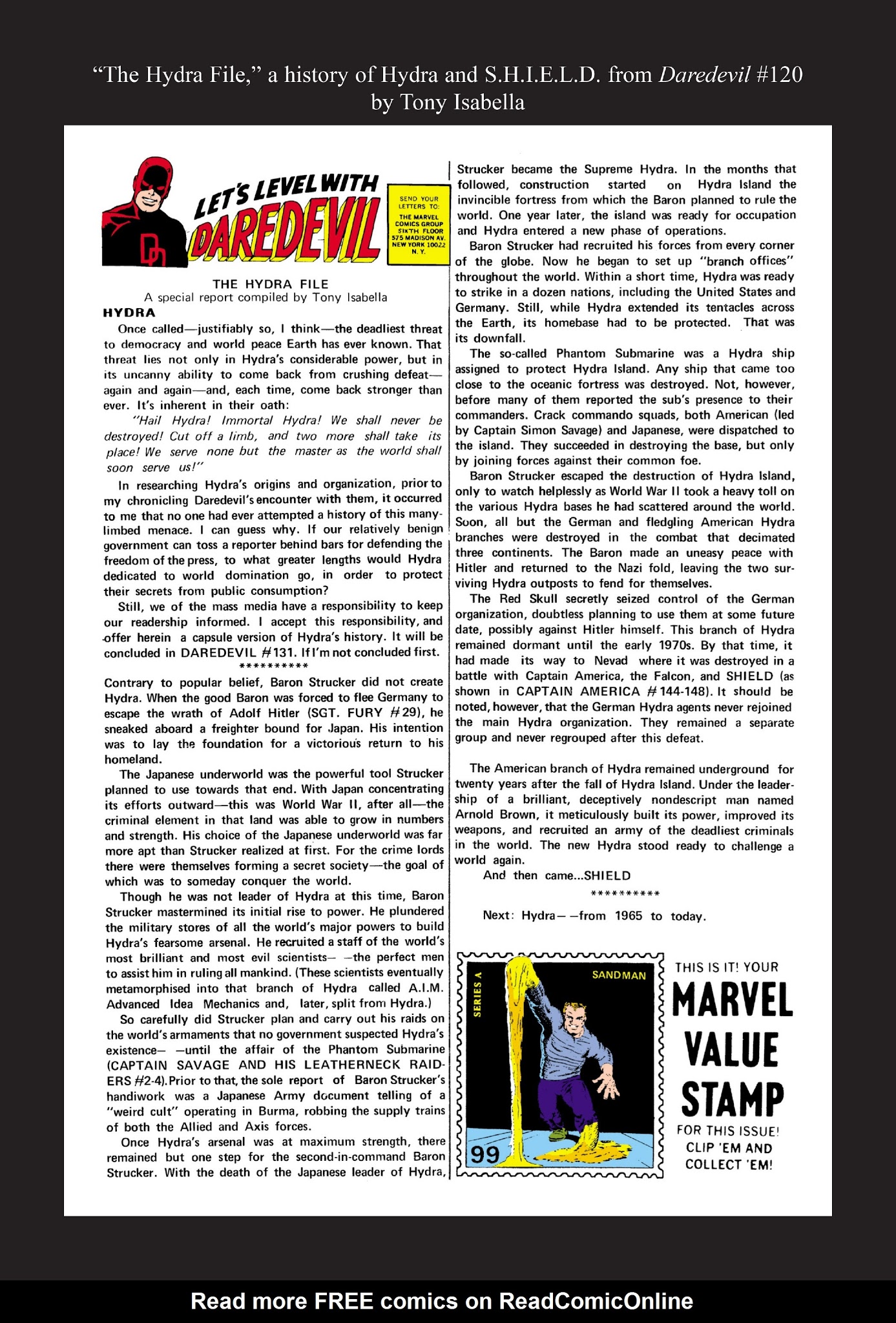 Read online Marvel Masterworks: Daredevil comic -  Issue # TPB 12 - 72