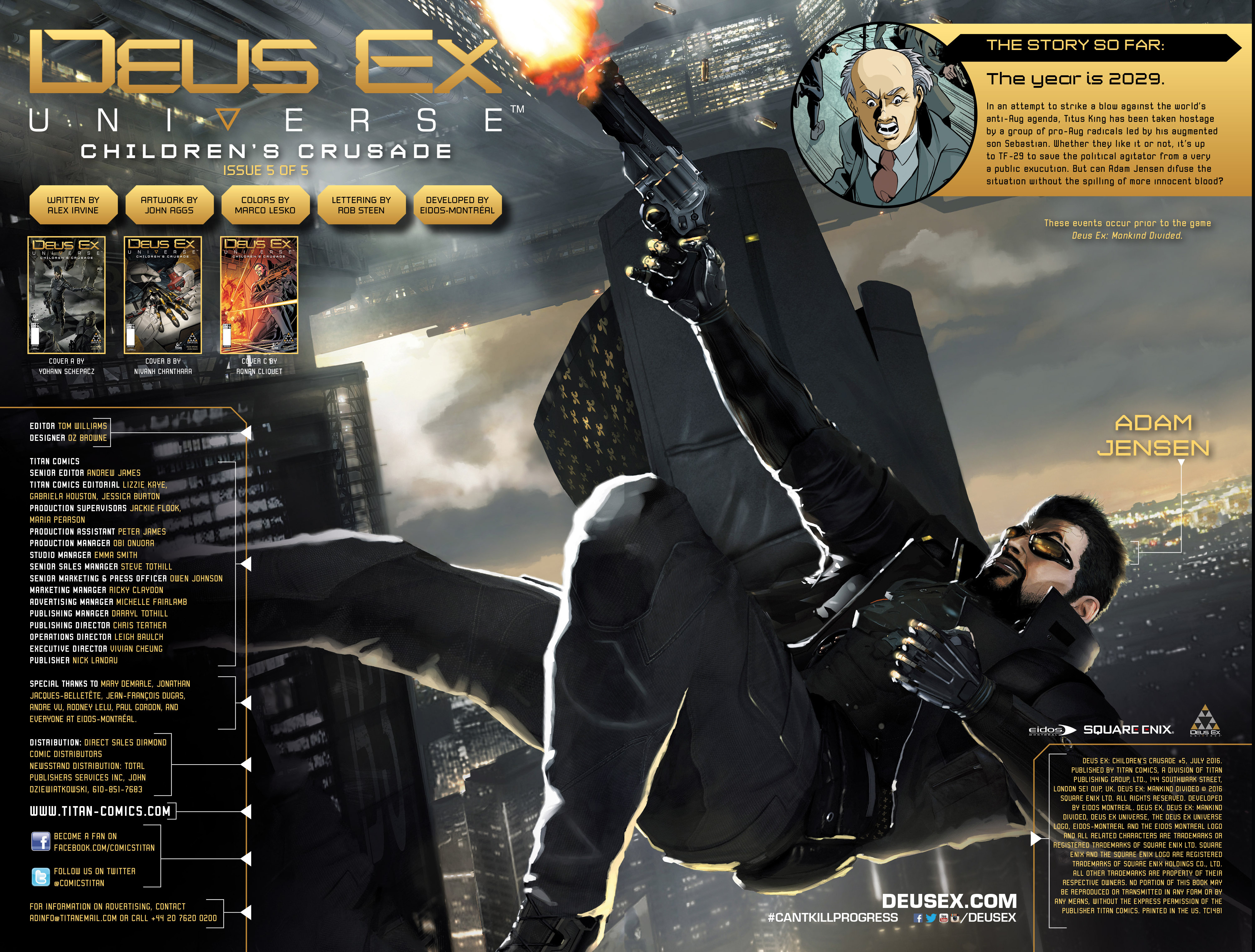 Read online Deus Ex: Children's Crusade comic -  Issue #5 - 2