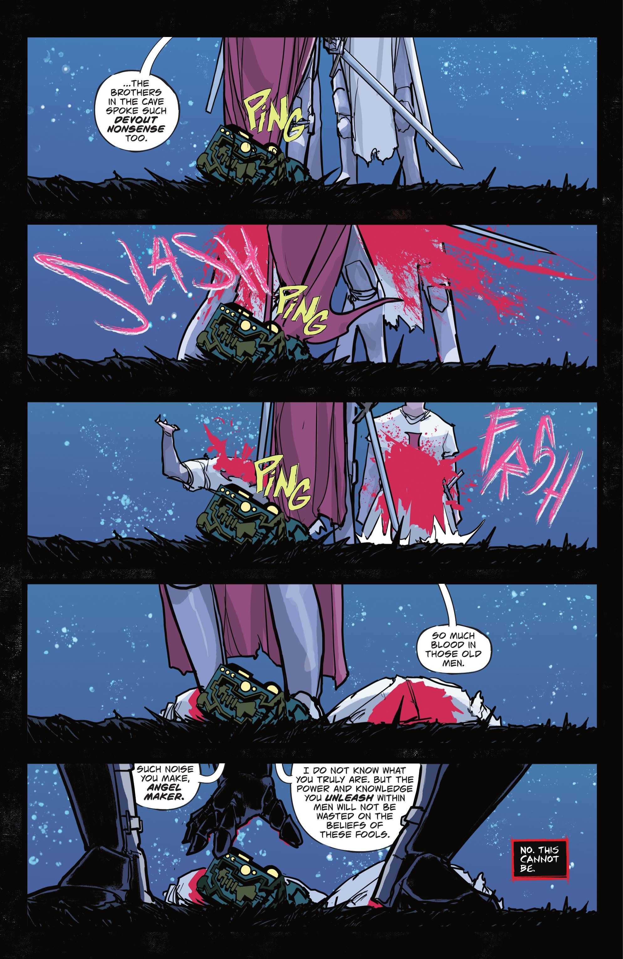 Read online Sword Of Azrael comic -  Issue #4 - 5