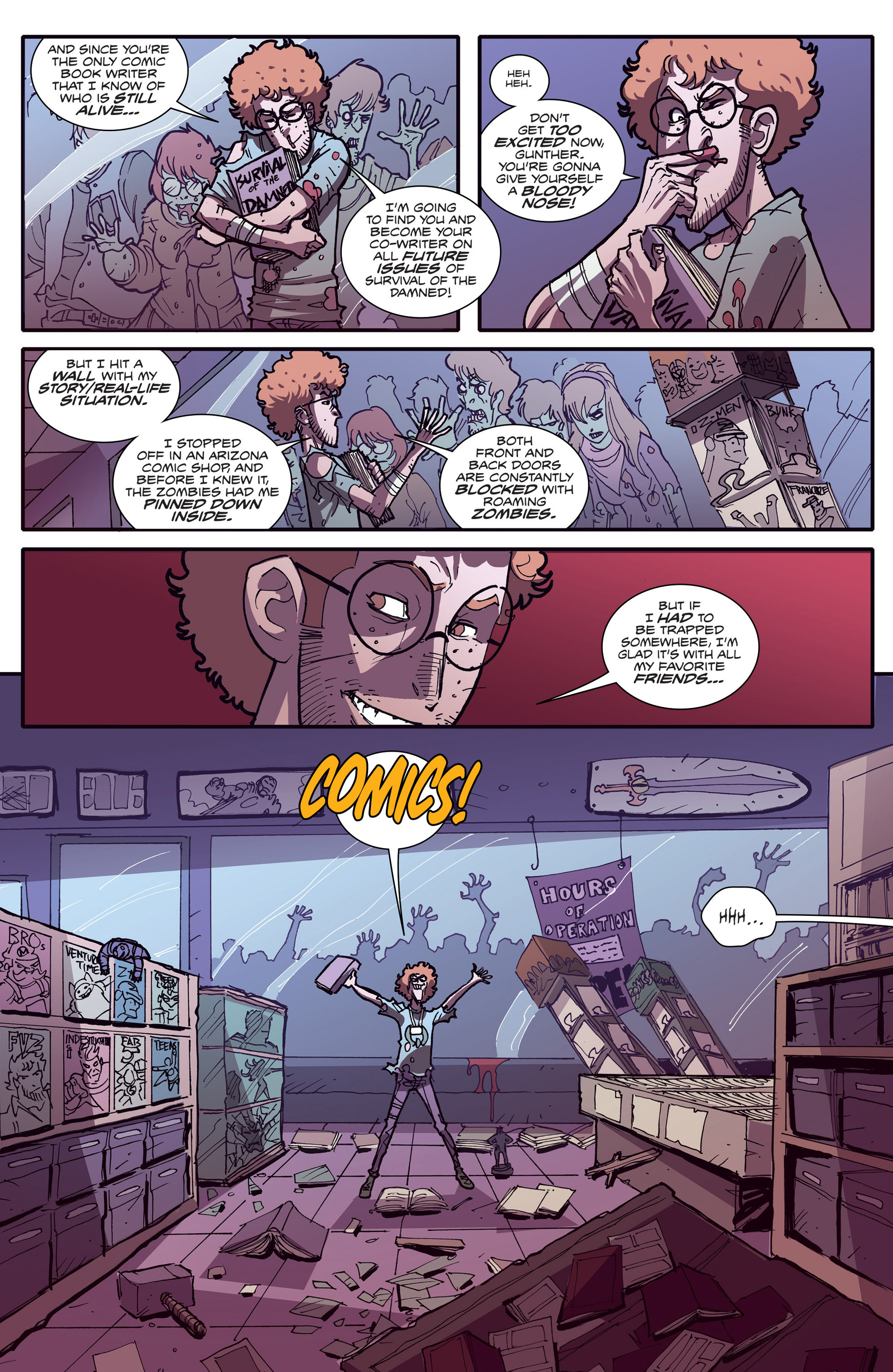 Read online Fanboys vs. Zombies comic -  Issue #18 - 6