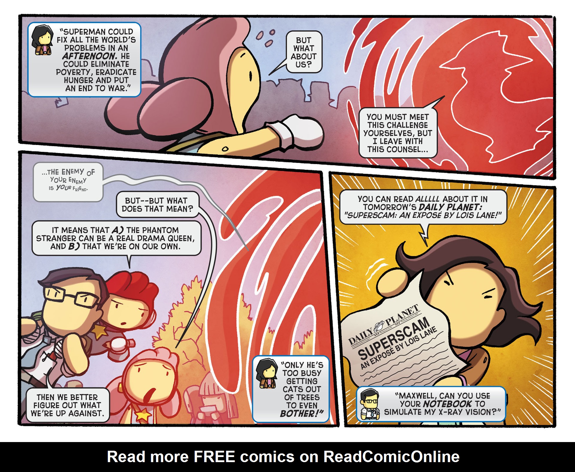 Read online Scribblenauts Unmasked: A Crisis of Imagination comic -  Issue #3 - 6