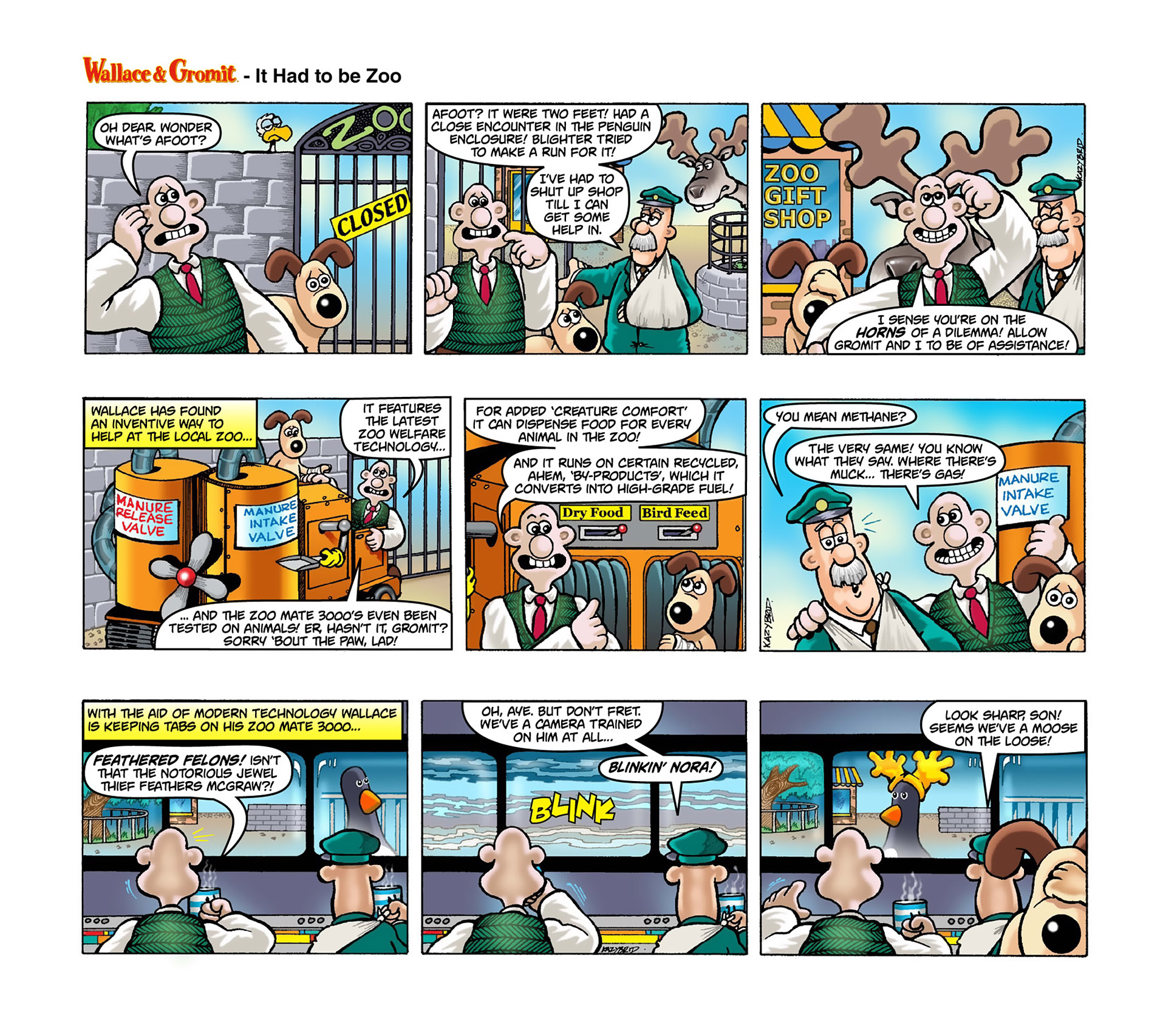 Read online Wallace & Gromit Dailies comic -  Issue #3 - 10