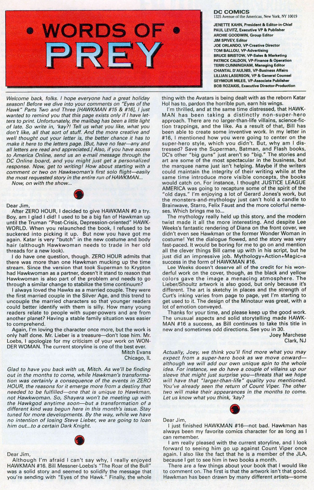 Hawkman (1993) Issue #19 #22 - English 27
