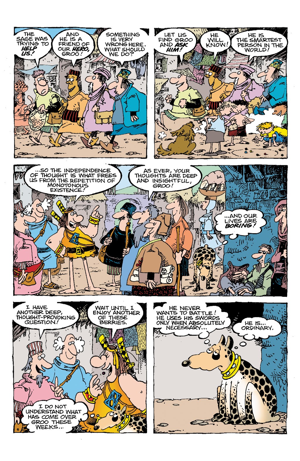 Read online Sergio Aragonés' Groo: The Most Intelligent Man In The World comic -  Issue # TPB - 79