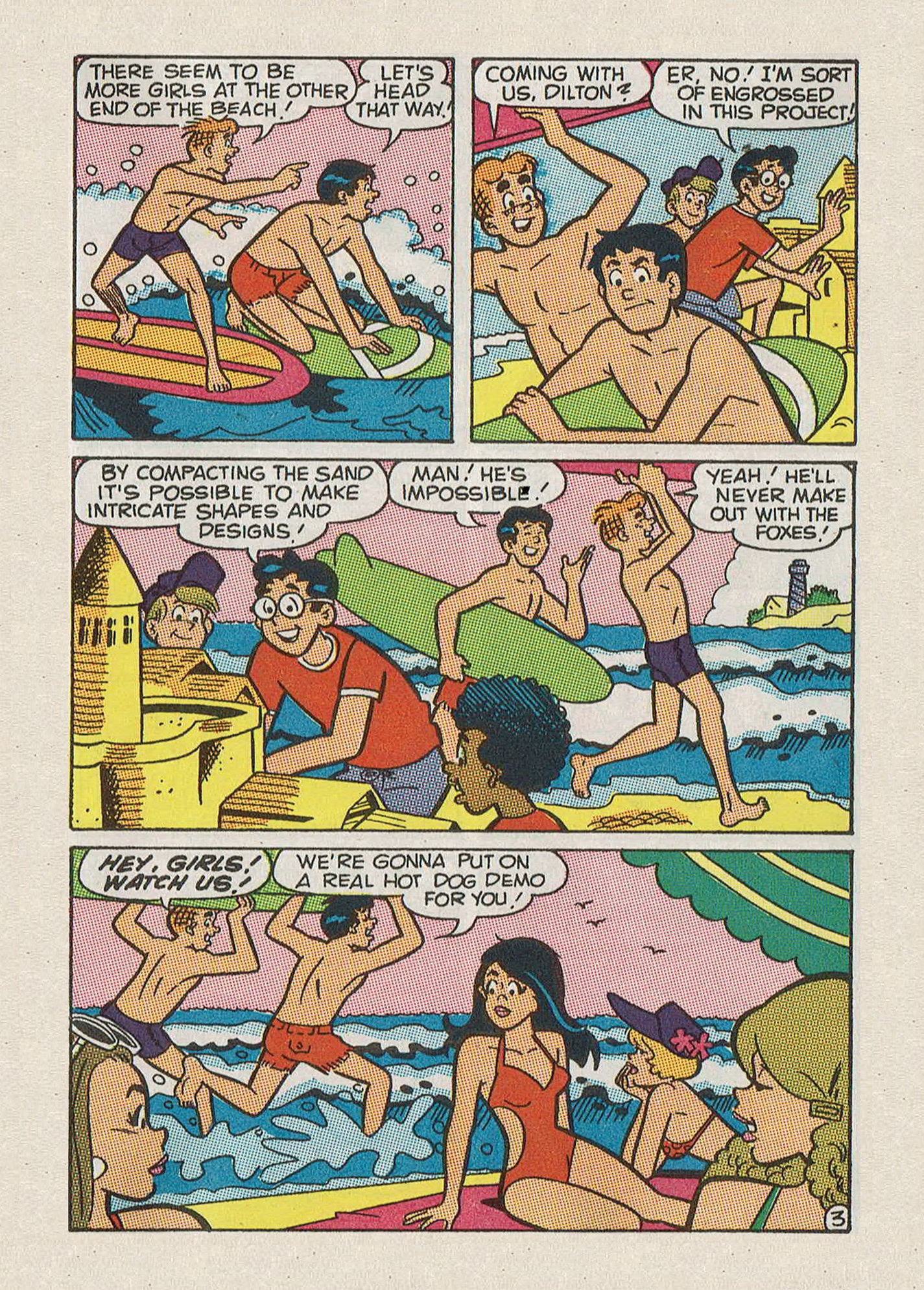 Read online Jughead Jones Comics Digest comic -  Issue #70 - 109