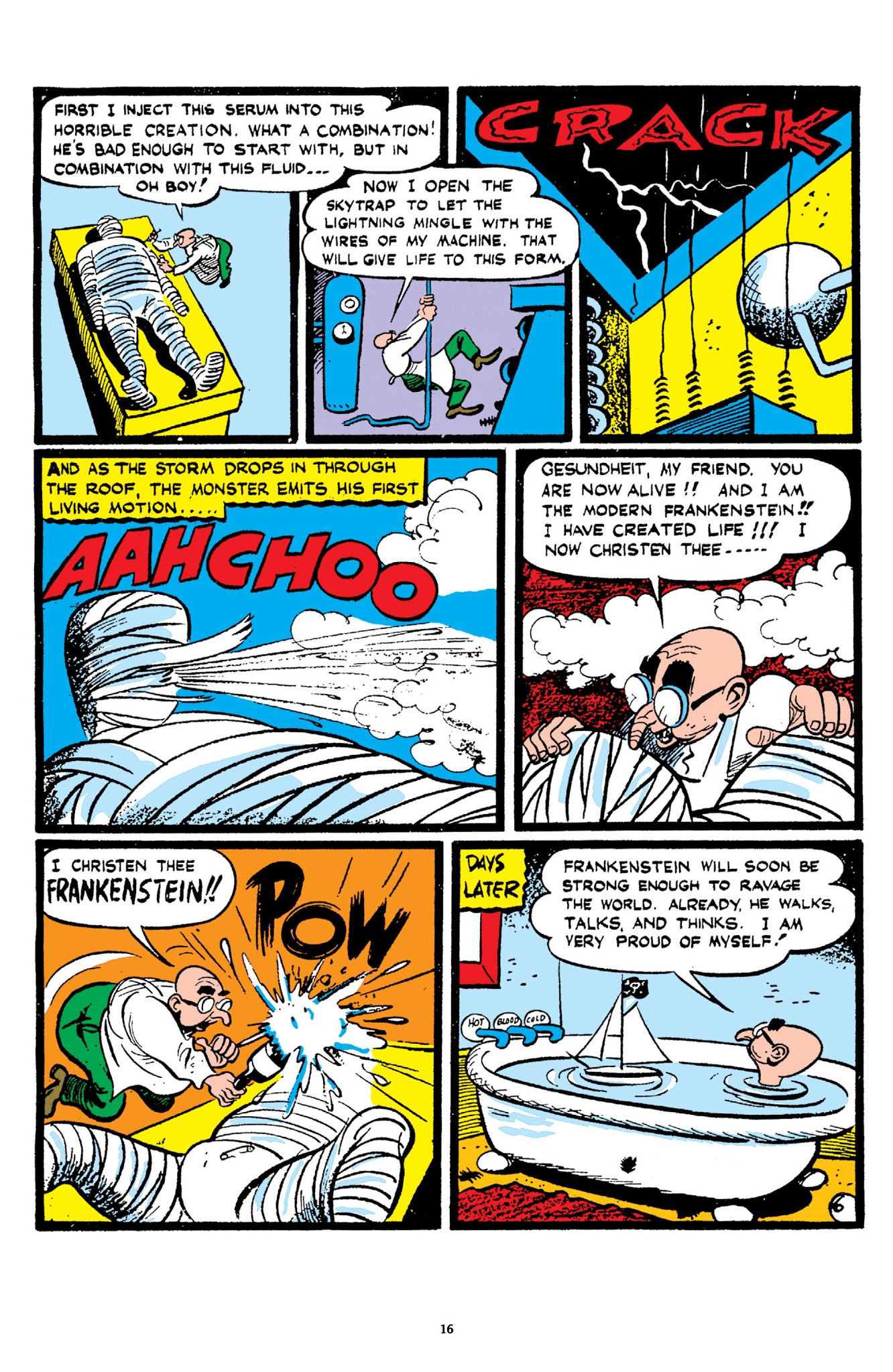 Read online Frankenstein: The Mad Science of Dick Briefer comic -  Issue # TPB - 17