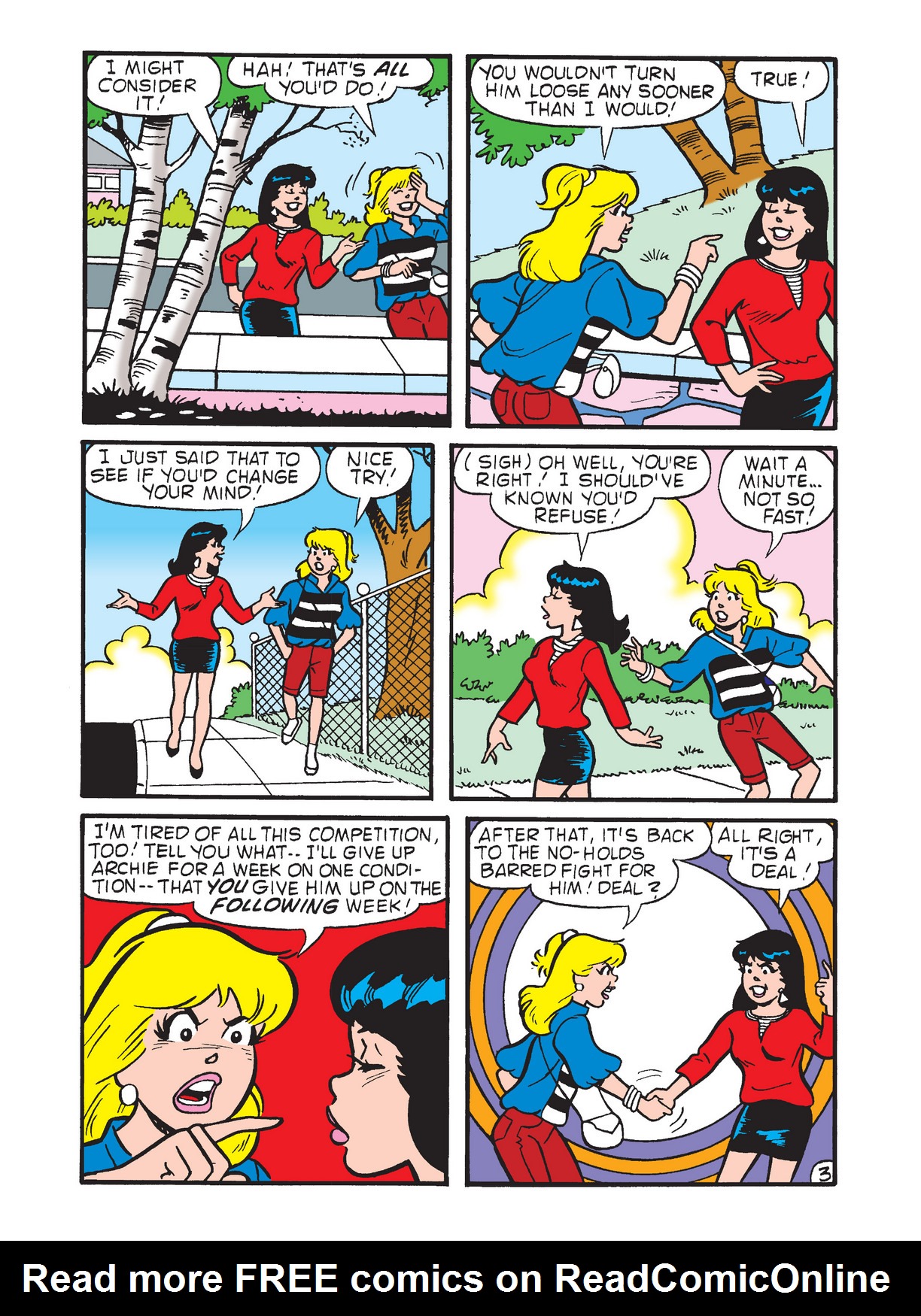 Read online Betty and Veronica Double Digest comic -  Issue #223 - 216