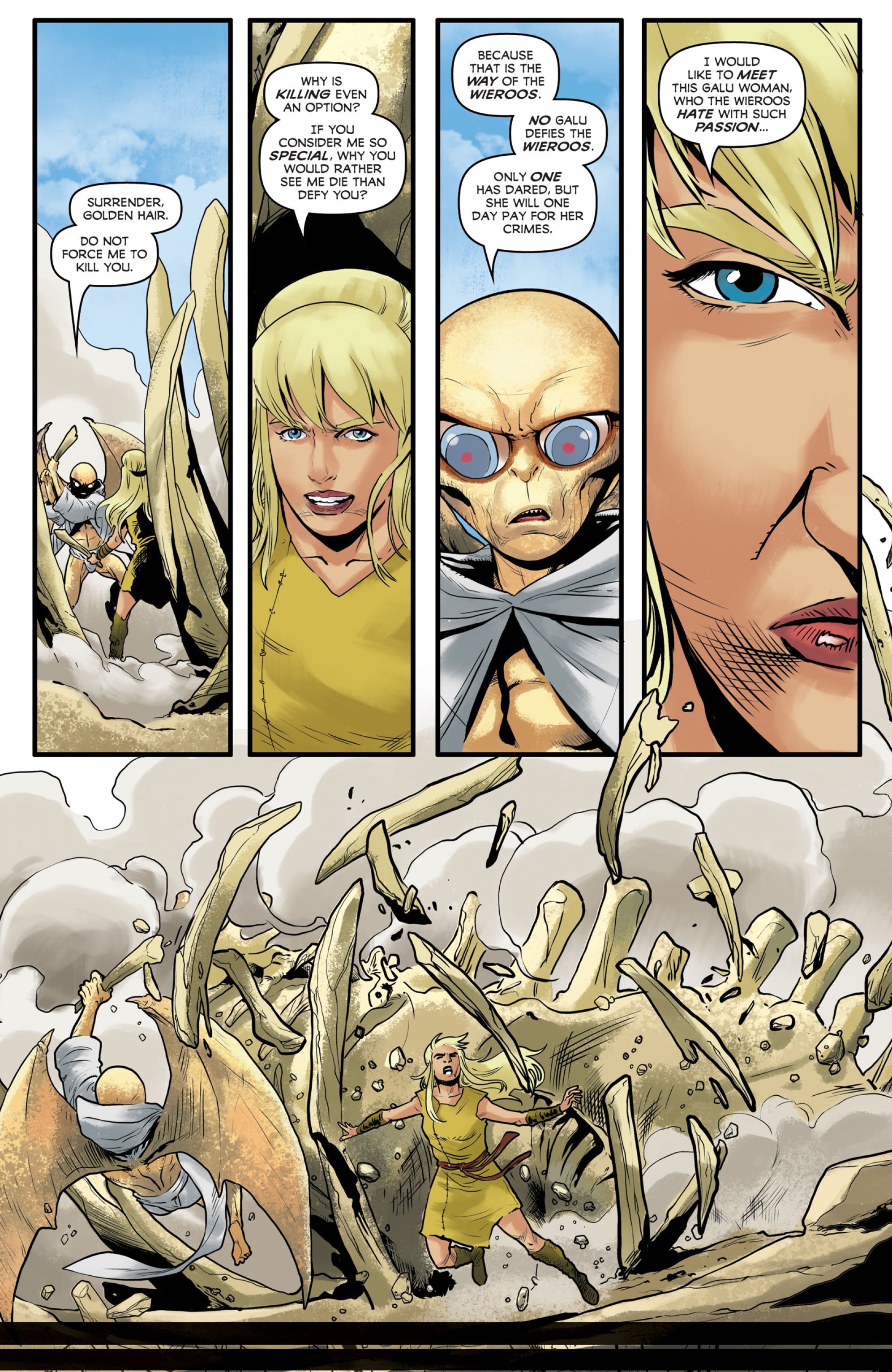 Read online The Land That Time Forgot: Fearless comic -  Issue #3 - 15