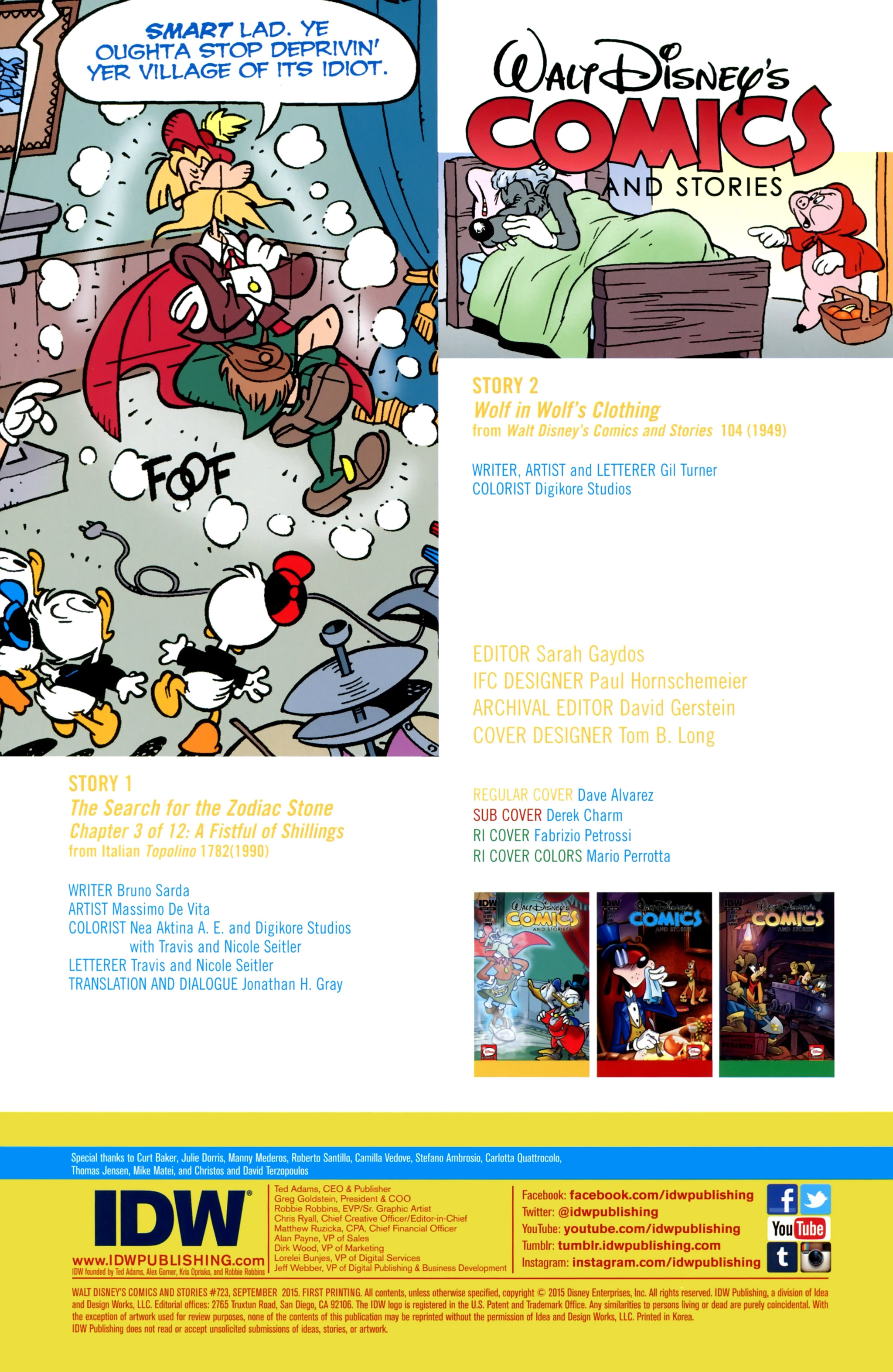 Read online Walt Disney's Comics and Stories comic -  Issue #723 - 2