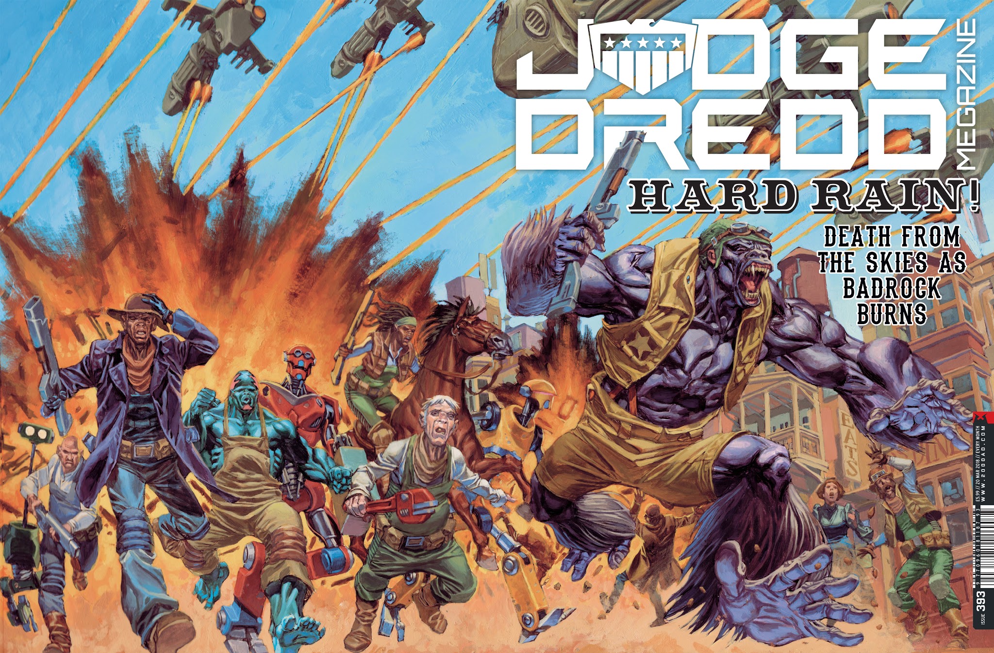 Read online Judge Dredd Megazine (Vol. 5) comic -  Issue #393 - 1