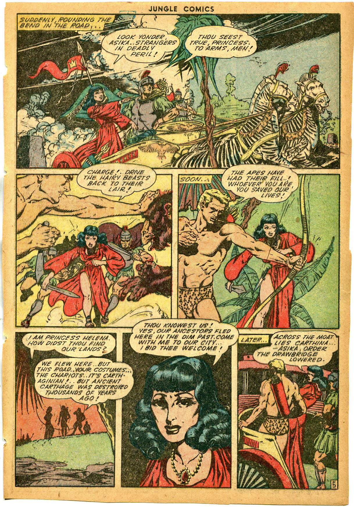 Read online Jungle Comics comic -  Issue #58 - 7