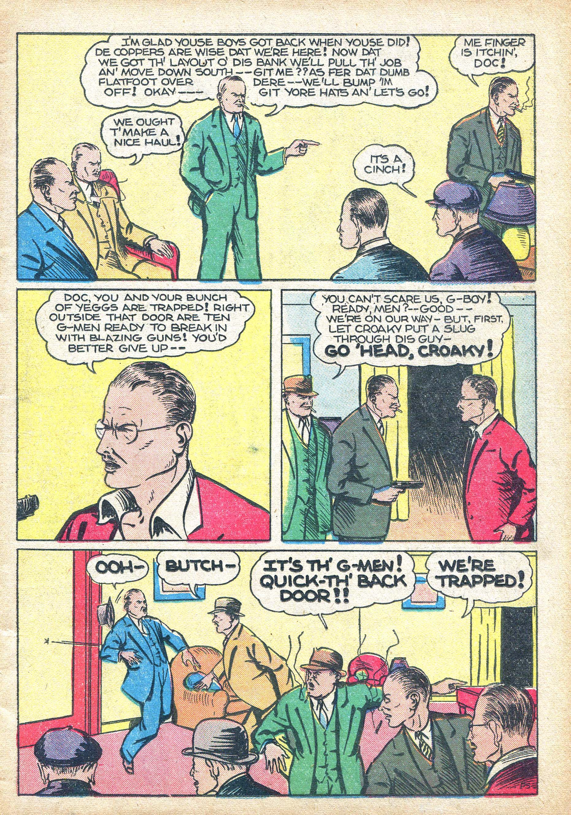 Read online Keen Detective Funnies comic -  Issue #5 - 7