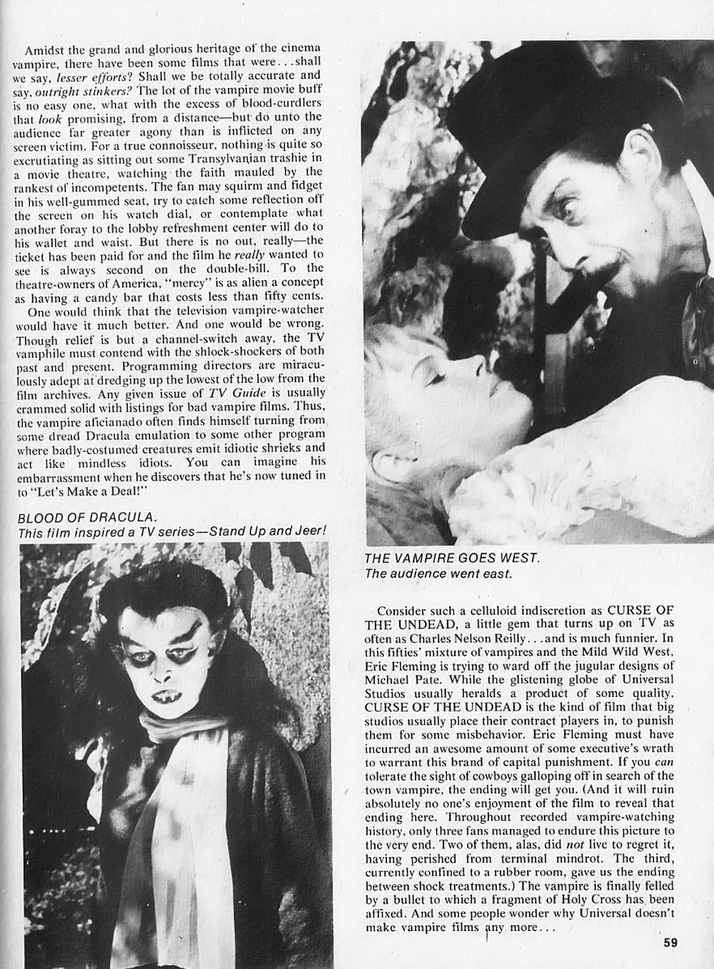 Read online Vampire Tales comic -  Issue #1 - 59