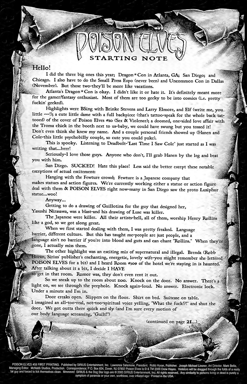 Read online Poison Elves (1995) comic -  Issue #59 - 2