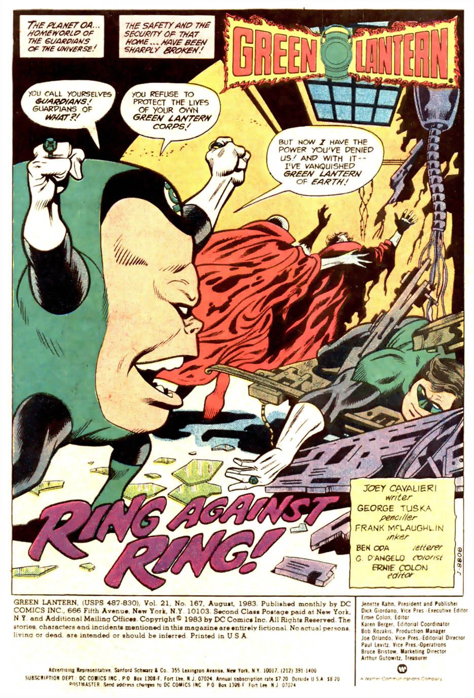Green Lantern (1960) Issue #167 #170 - English 2