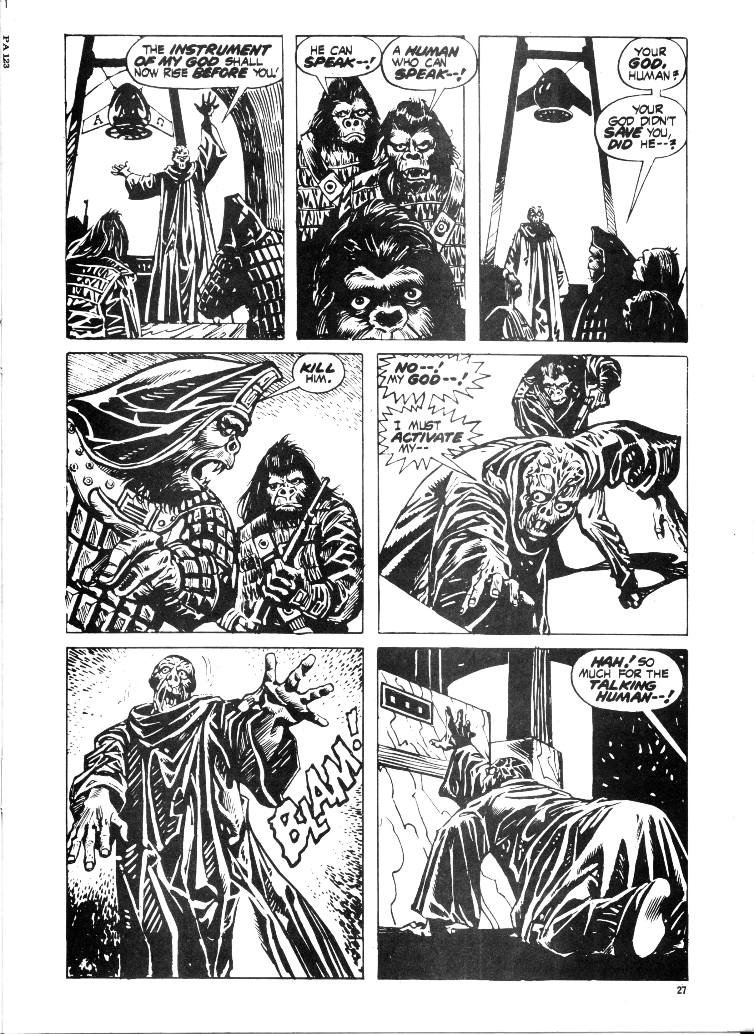 Read online Planet of the Apes (1974) comic -  Issue #123 - 27