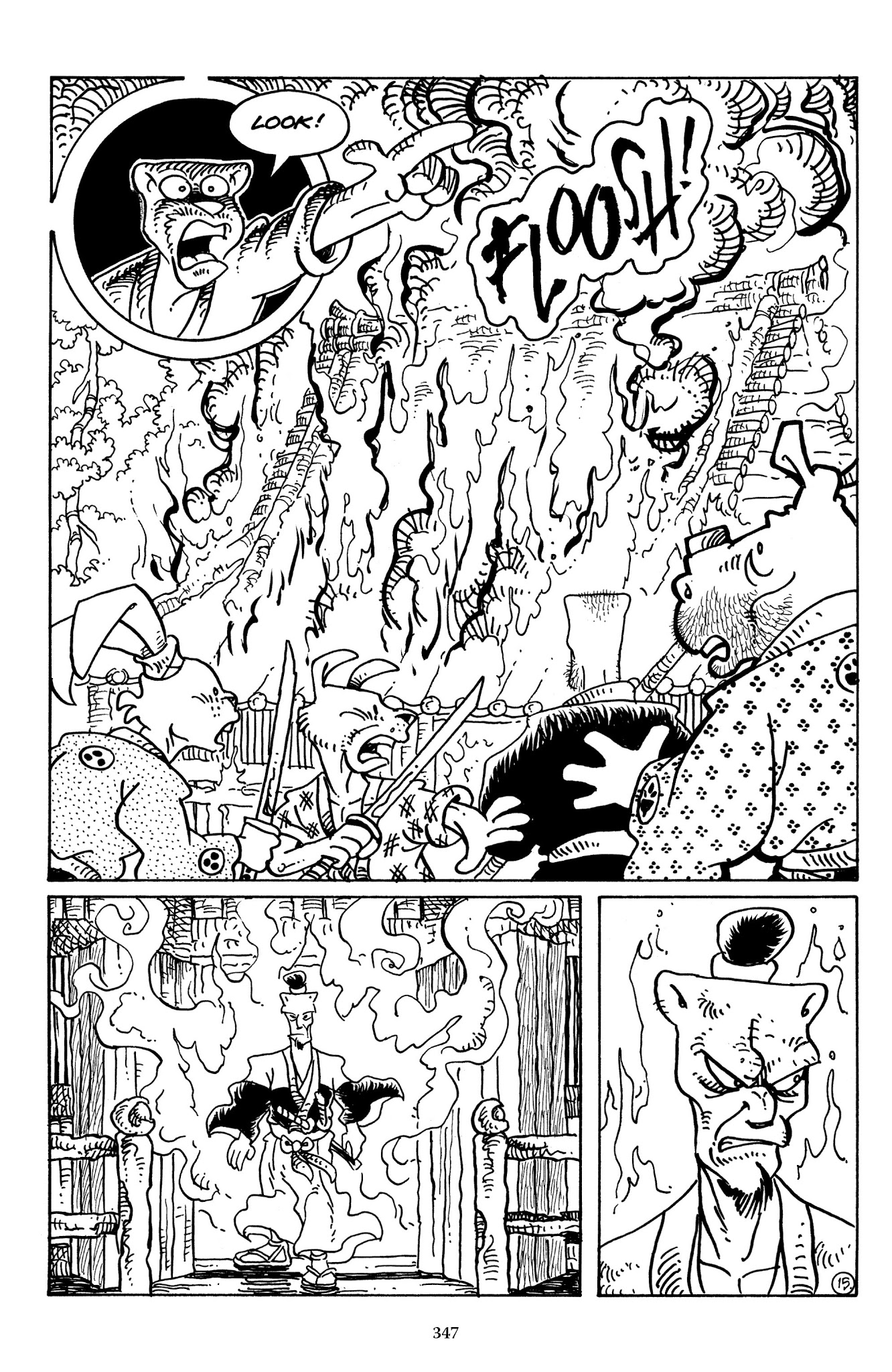 Read online The Usagi Yojimbo Saga comic -  Issue # TPB 6 - 345