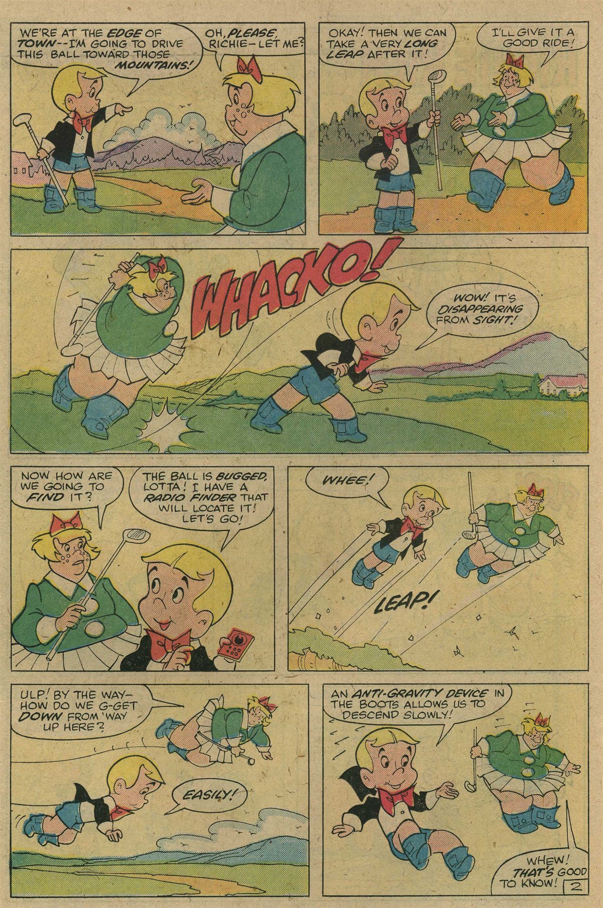 Read online Richie Rich & His Girl Friends comic -  Issue #8 - 22