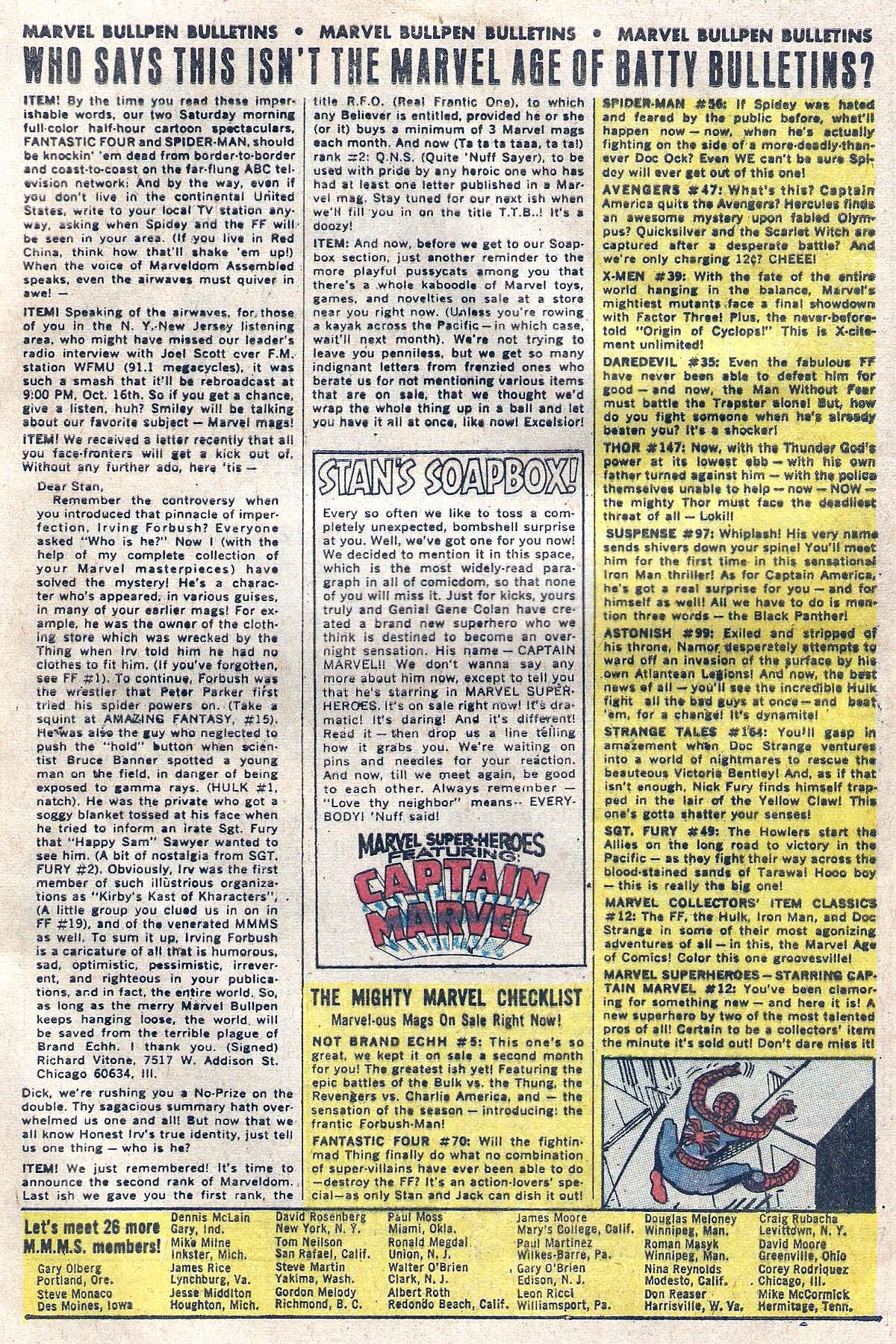 Read online Marvel Tales (1964) comic -  Issue #12 - 65