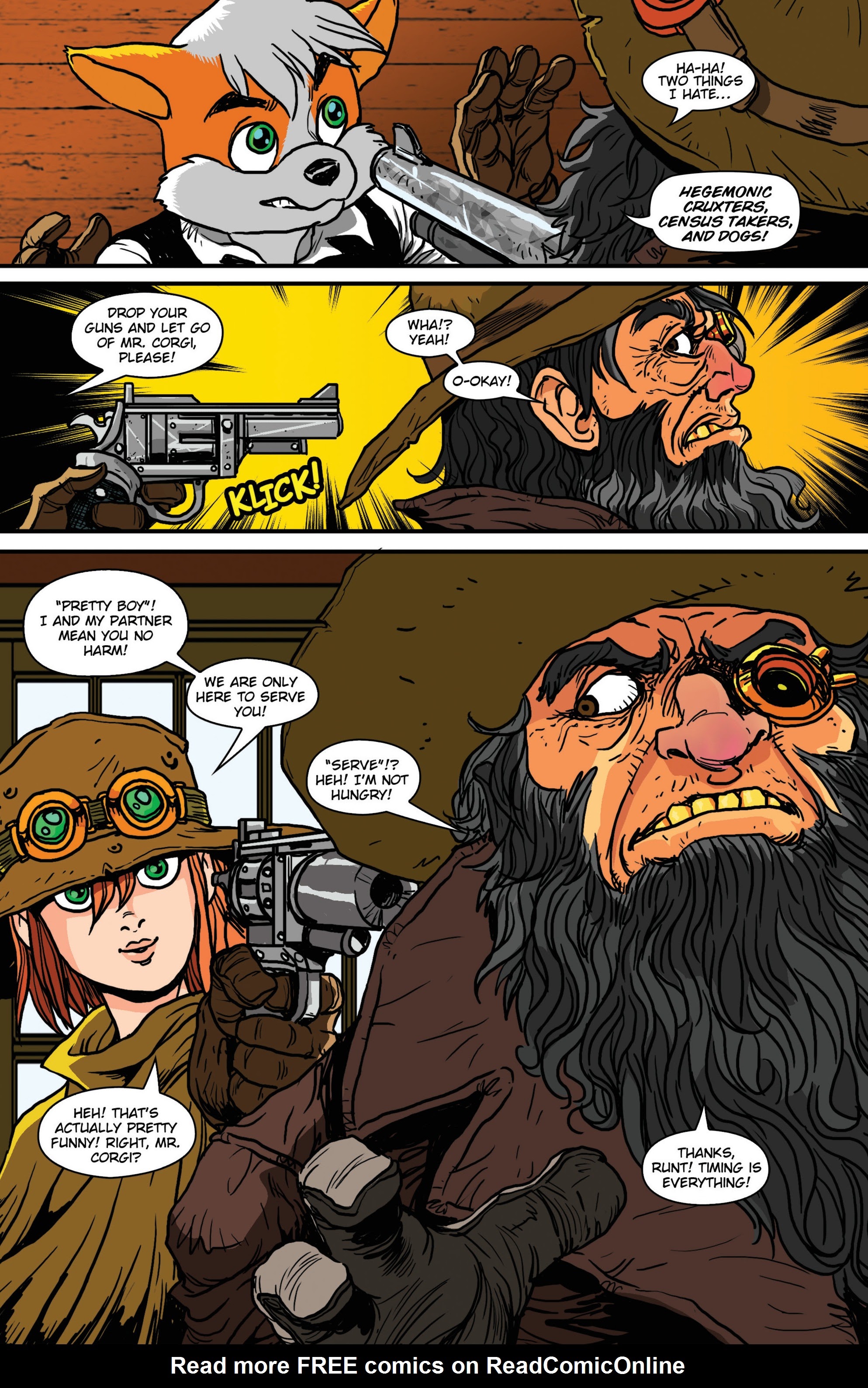 Read online Steam Wars: Bounty Hunters comic -  Issue #3 - 6