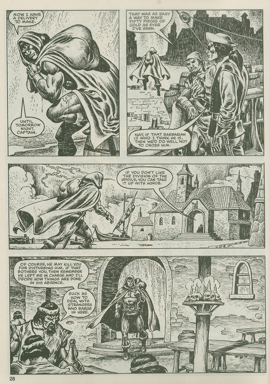 Read online The Savage Sword Of Conan comic -  Issue #122 - 28