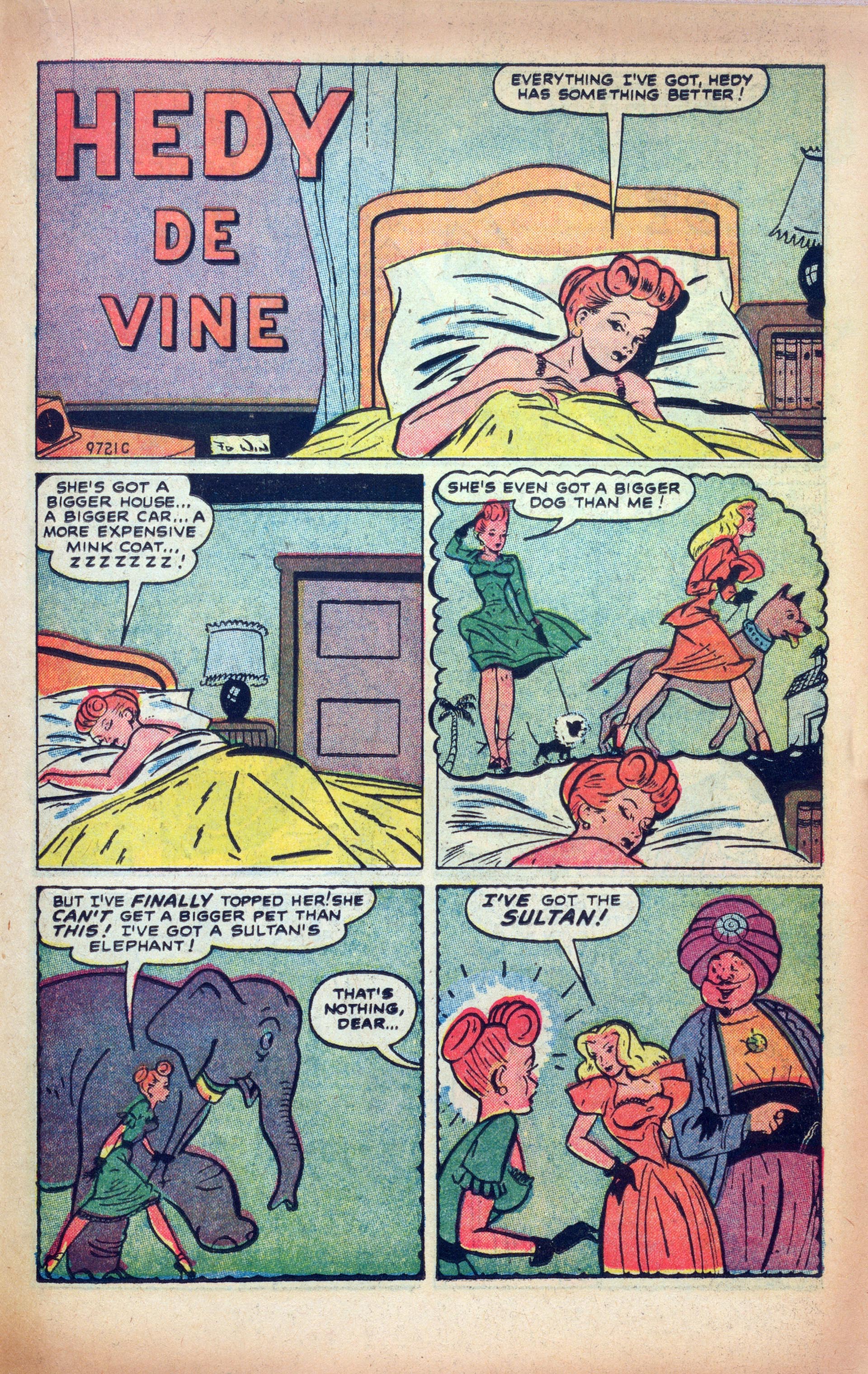 Read online Hedy Of Hollywood Comics comic -  Issue #48 - 19