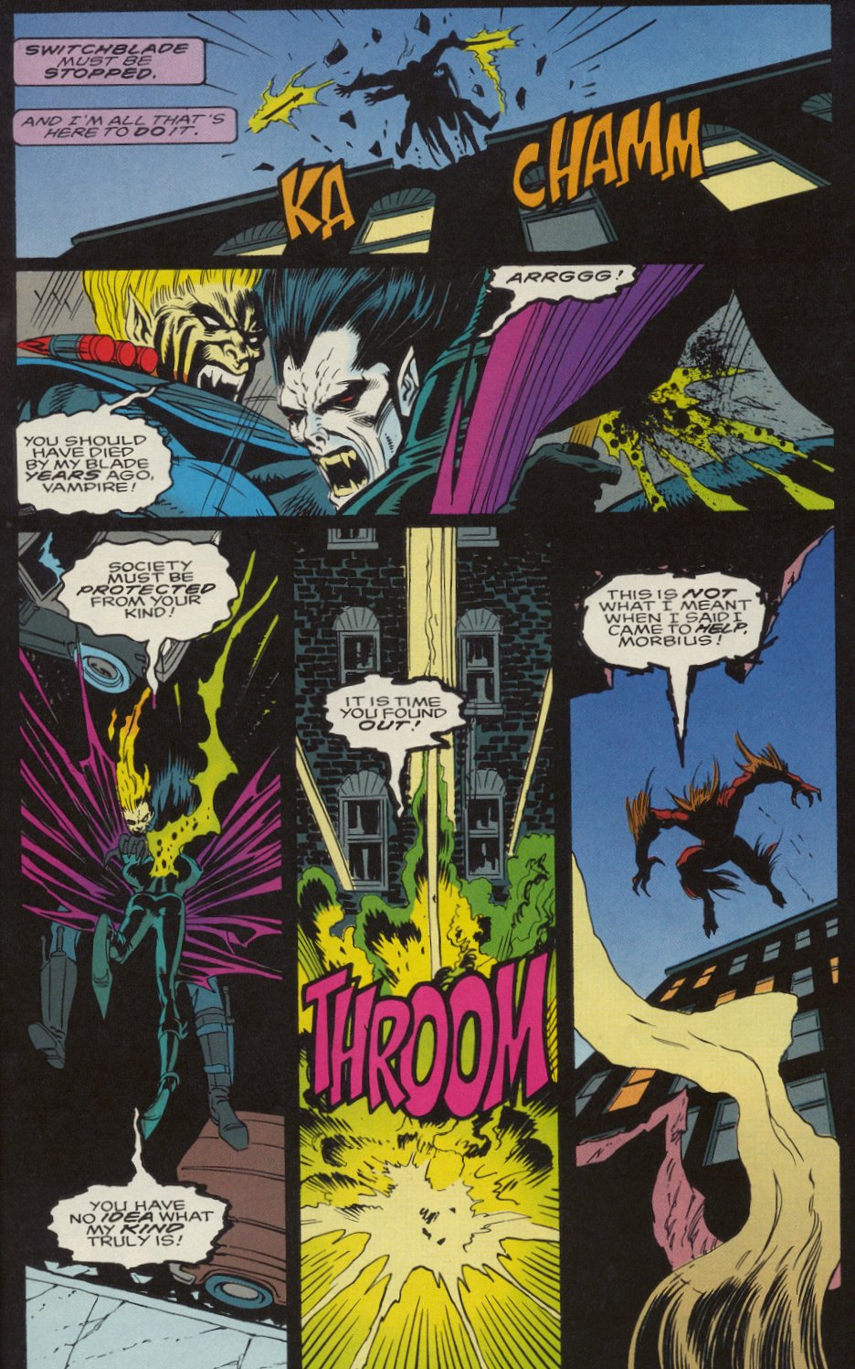 Read online Morbius: The Living Vampire (1992) comic -  Issue #12 - 14