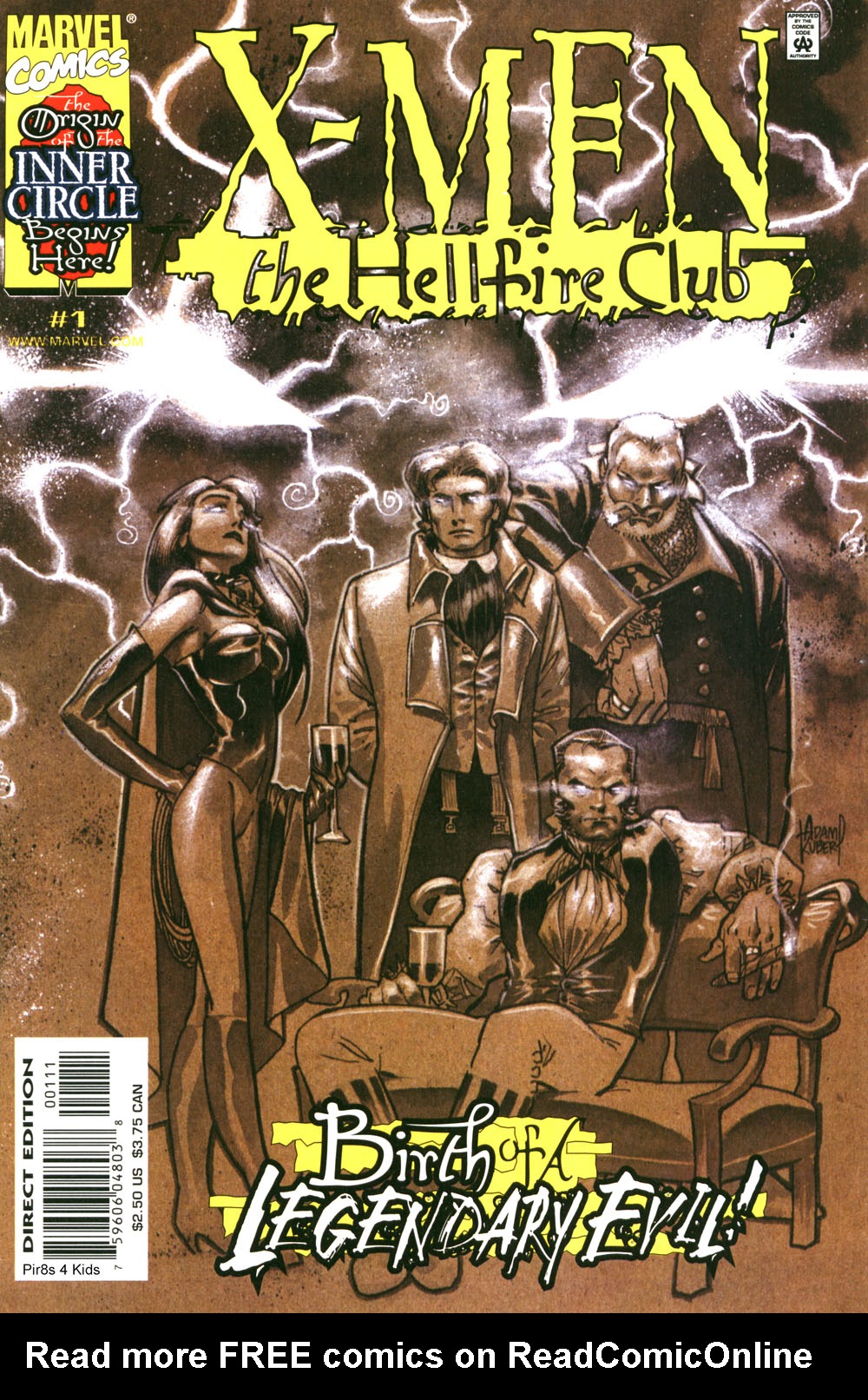 Read online X-Men: Hellfire Club comic -  Issue #1 - 1