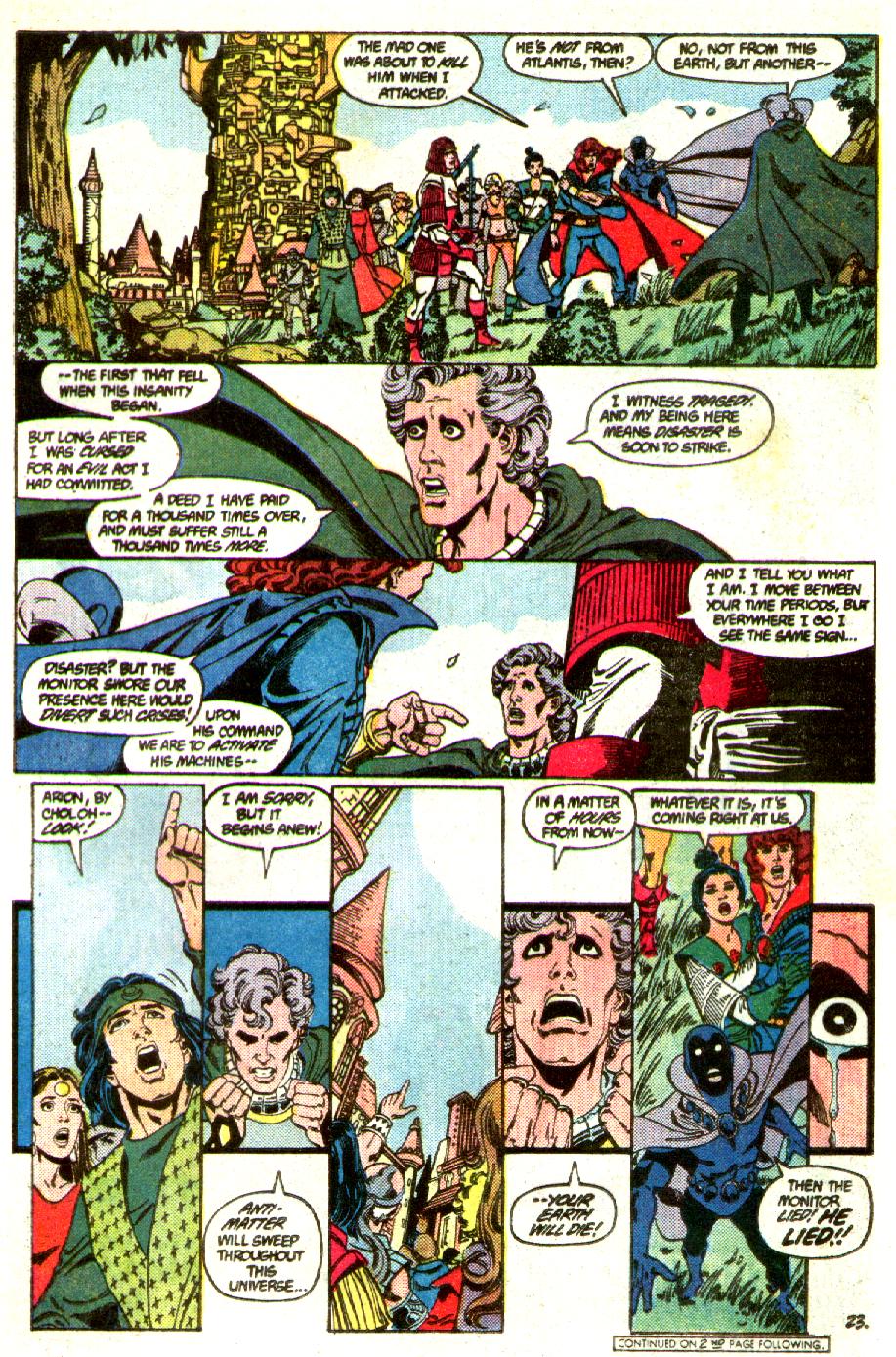 Read online Crisis on Infinite Earths (1985) comic -  Issue #2 - 25