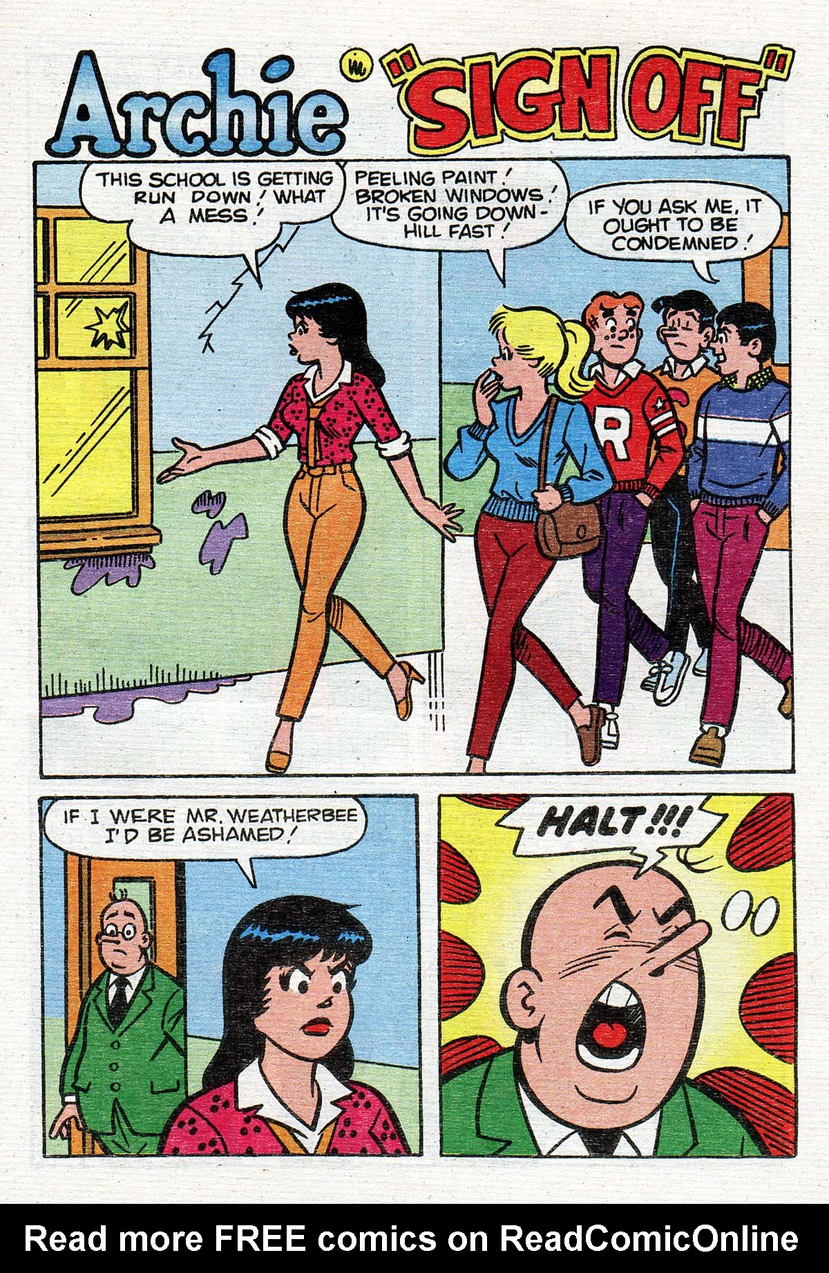 Read online Betty and Veronica Digest Magazine comic -  Issue #54 - 156
