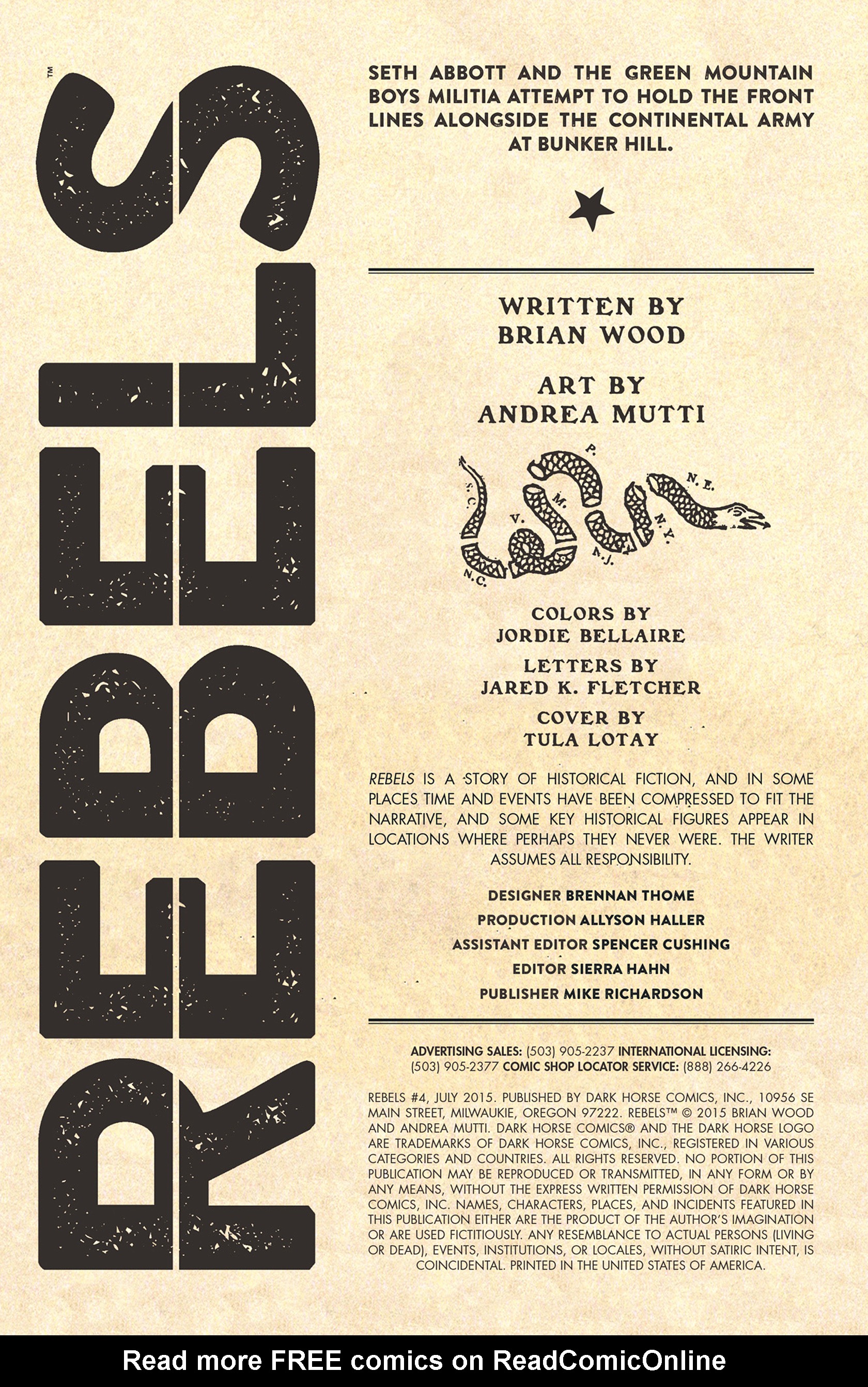 Read online Rebels comic -  Issue #4 - 2