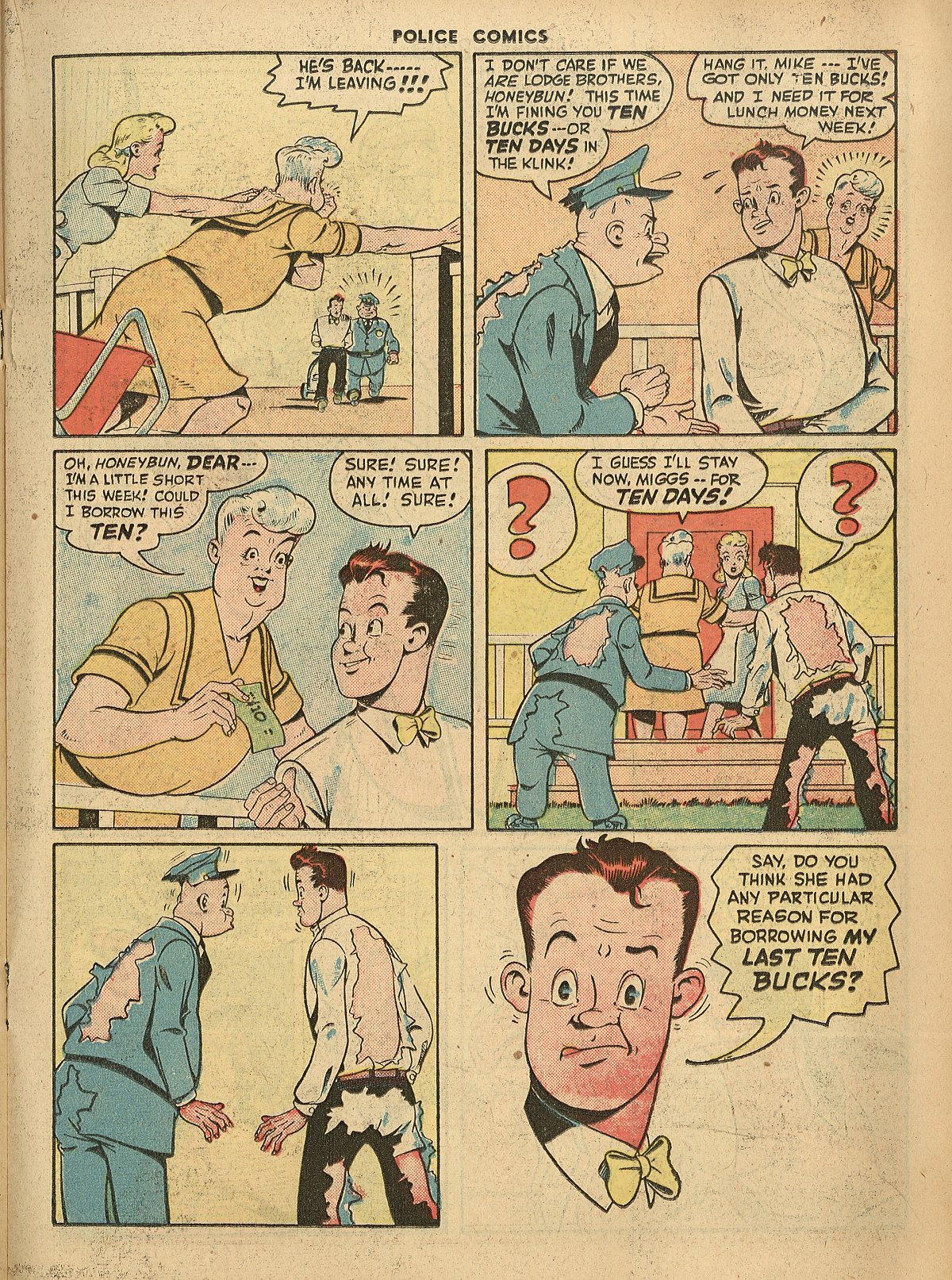 Read online Police Comics comic -  Issue #59 - 29