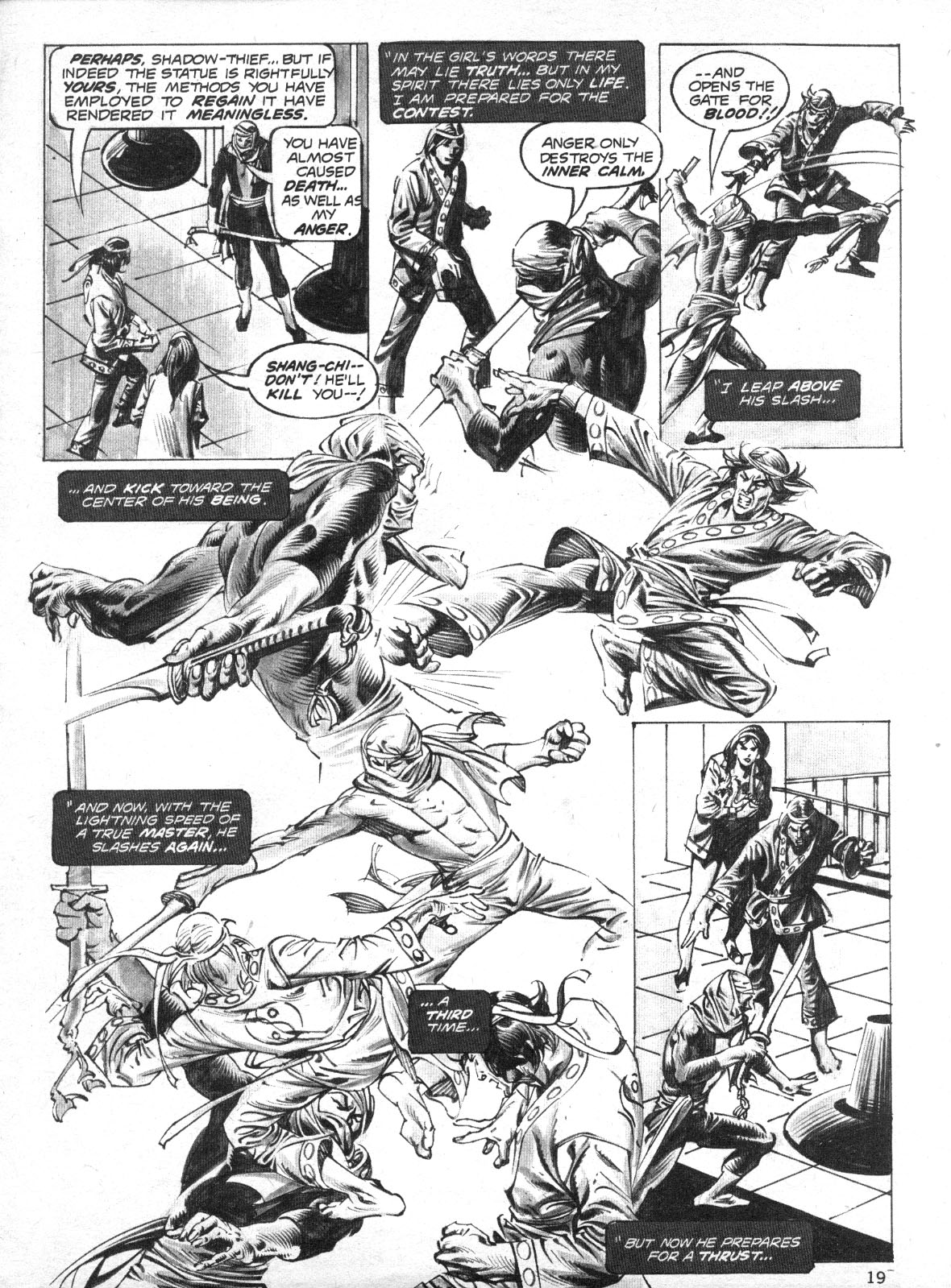 Read online The Deadly Hands of Kung Fu comic -  Issue #12 - 19