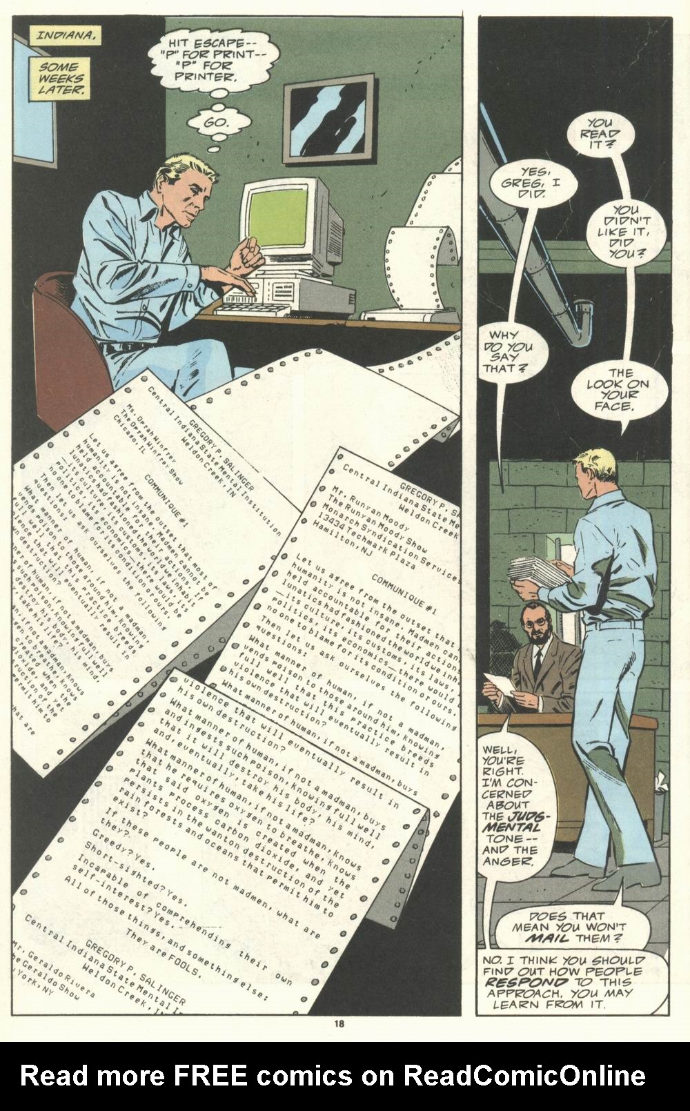 Read online Foolkiller (1990) comic -  Issue #1 - 14