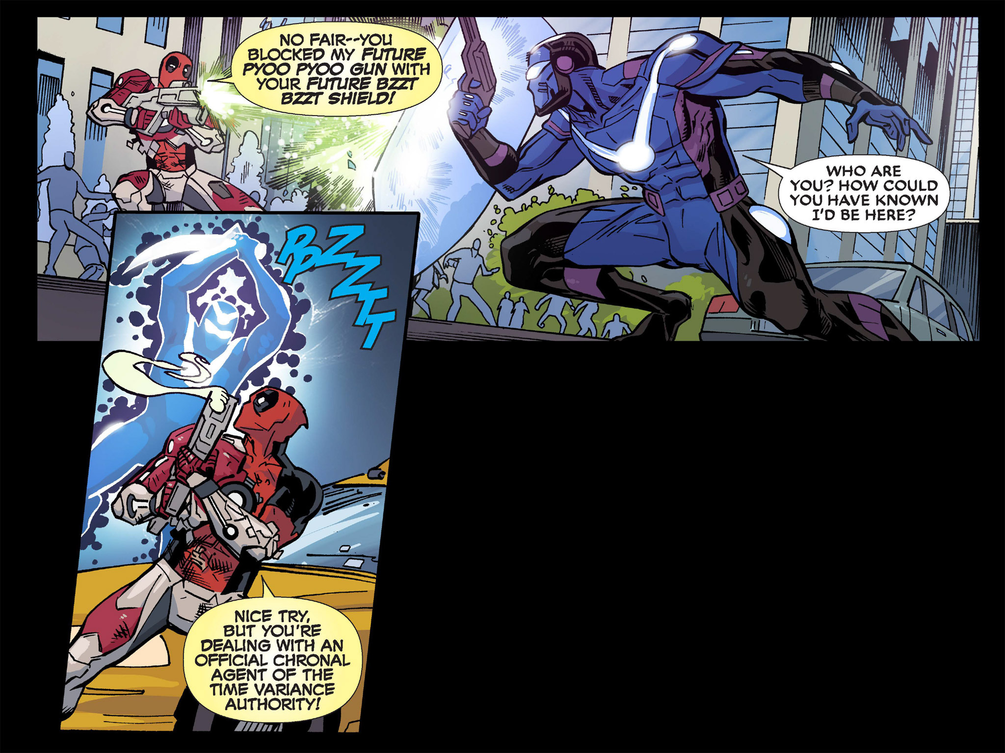 Read online Deadpool & Cable: Split Second Infinite Comic comic -  Issue #6 - 11