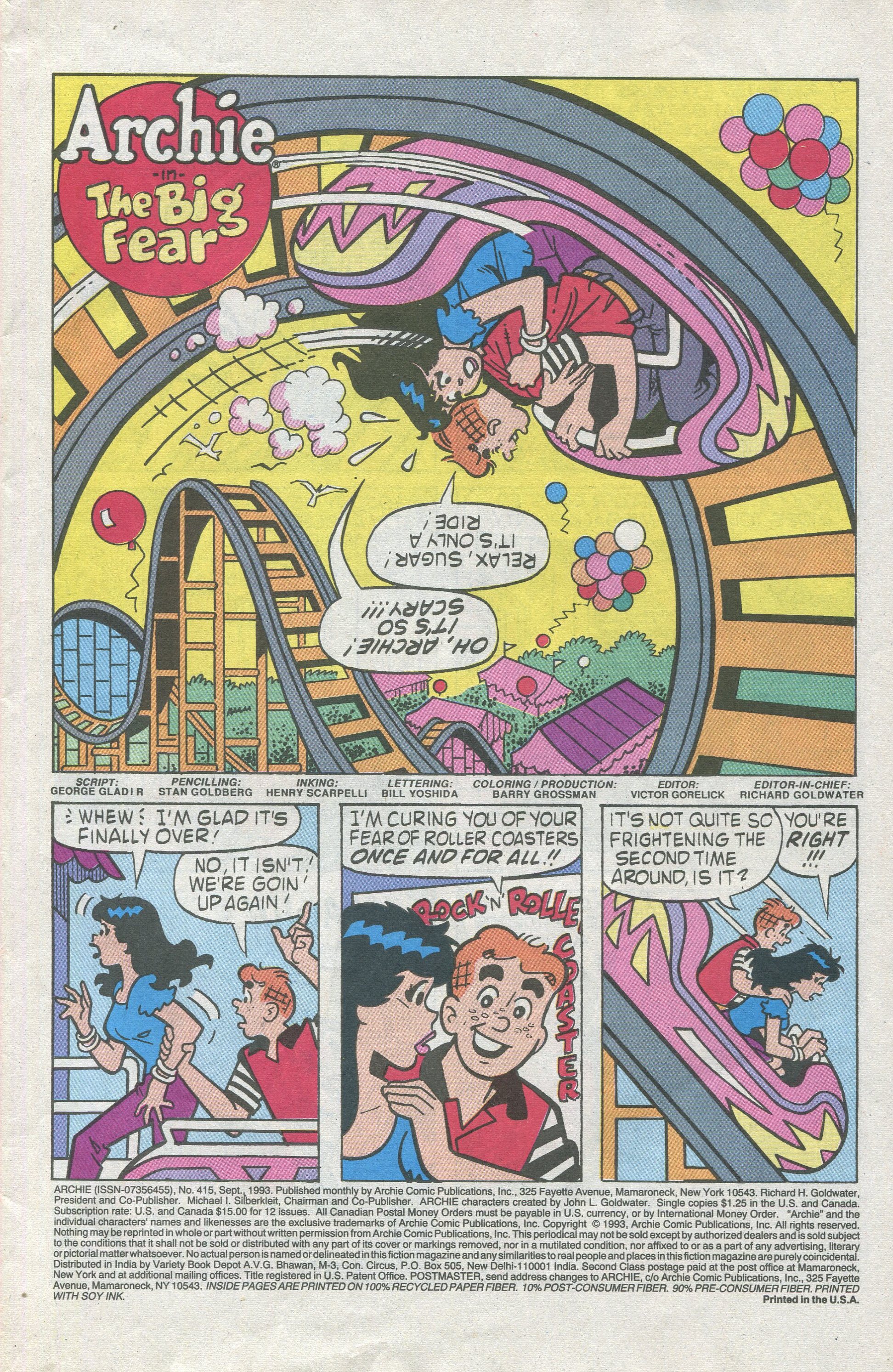 Read online Archie (1960) comic -  Issue #415 - 3