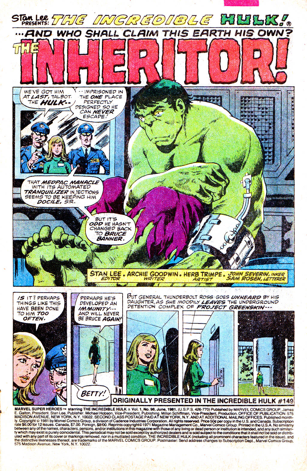 Read online Marvel Super-Heroes comic -  Issue #98 - 3
