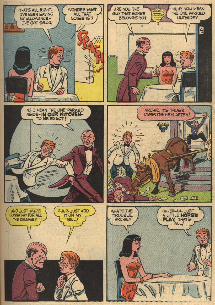 Read online Pep Comics comic -  Issue #55 - 10