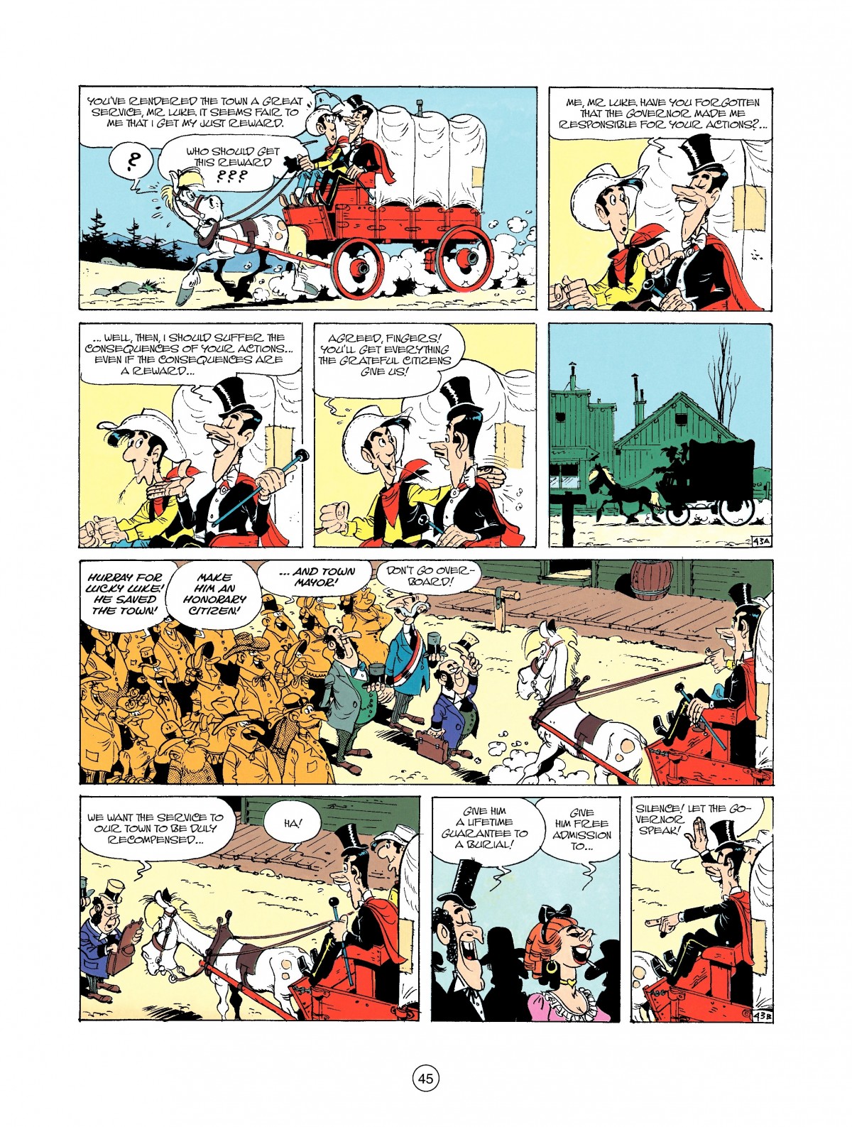 Read online A Lucky Luke Adventure comic -  Issue #37 - 45