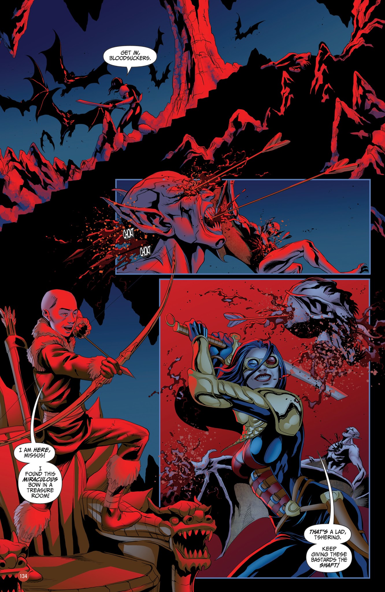 Read online Van Helsing vs. Werewolf comic -  Issue # _TPB 1 - 134
