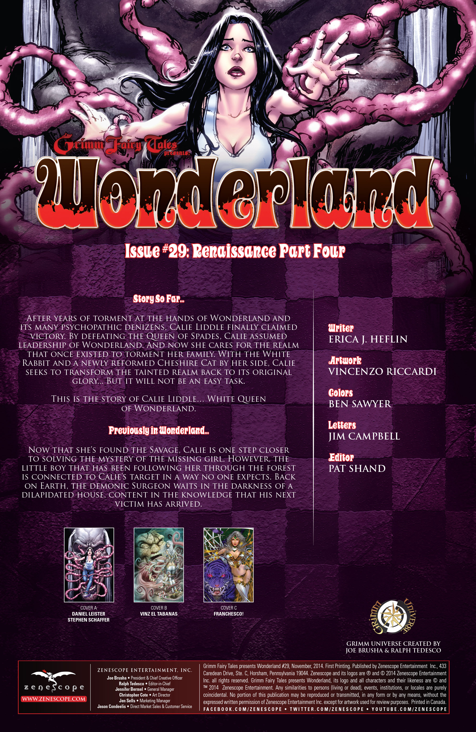 Read online Grimm Fairy Tales presents Wonderland comic -  Issue #29 - 2