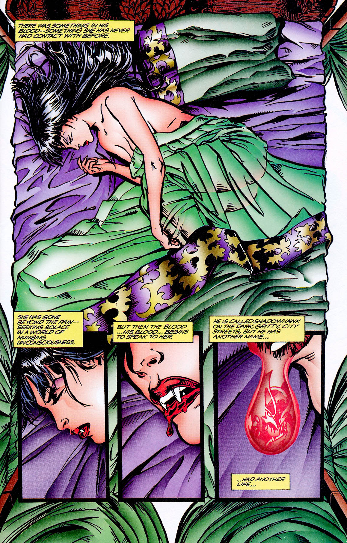 Read online Vampirella/Shadowhawk: Creatures of the Night comic -  Issue # Full - 35