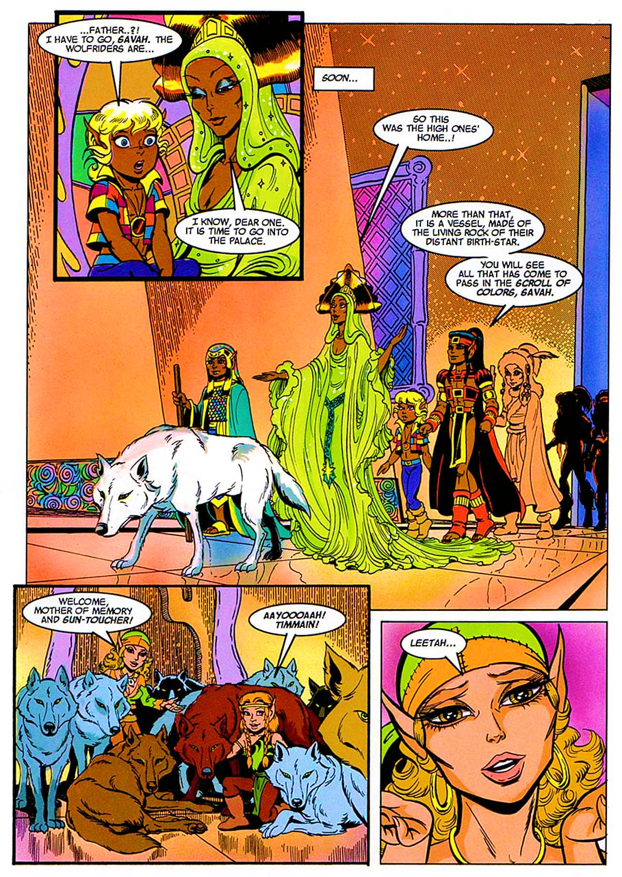Read online ElfQuest: Kings of the Broken Wheel comic -  Issue #4 - 22