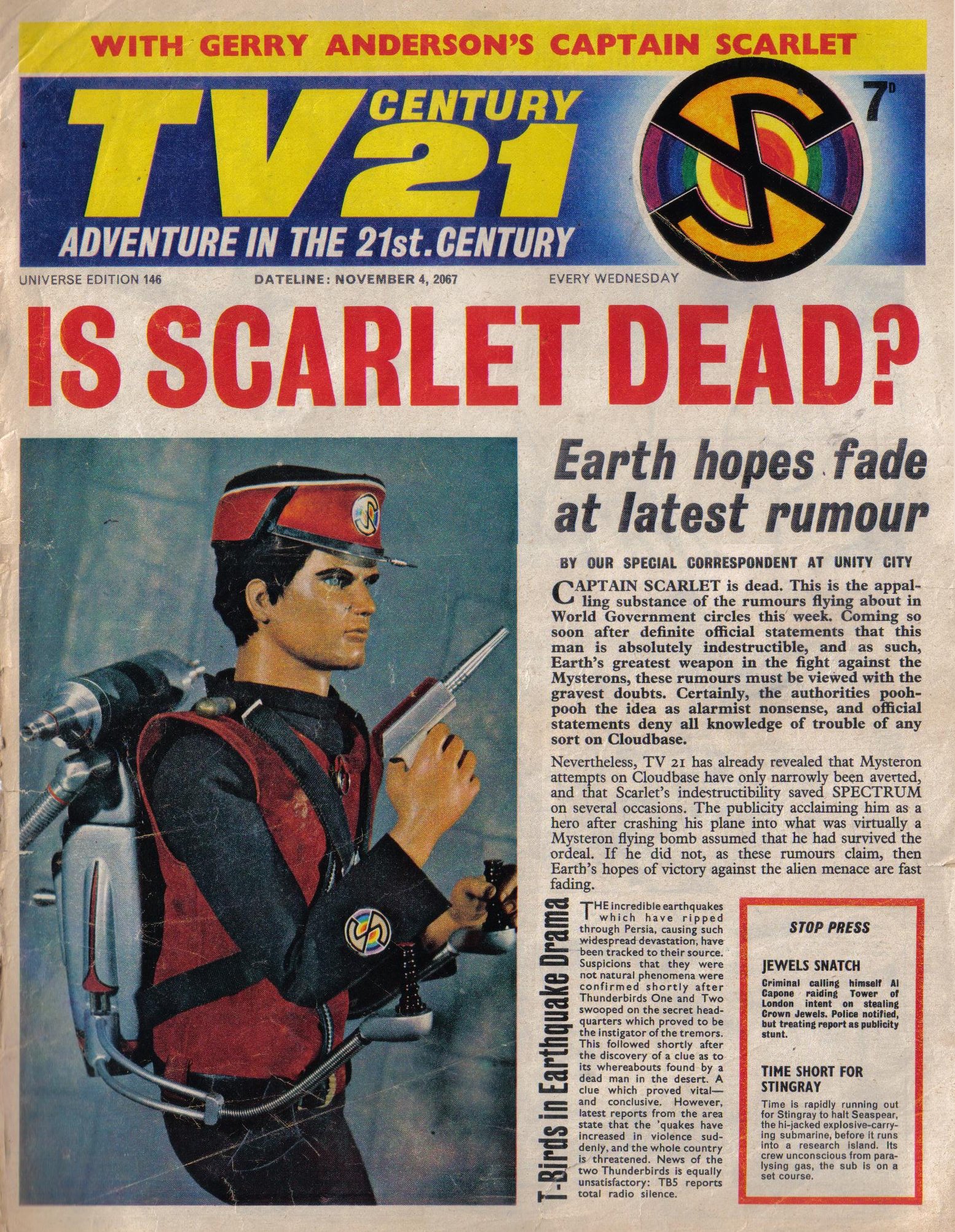 Read online TV Century 21 (TV 21) comic -  Issue #146 - 1