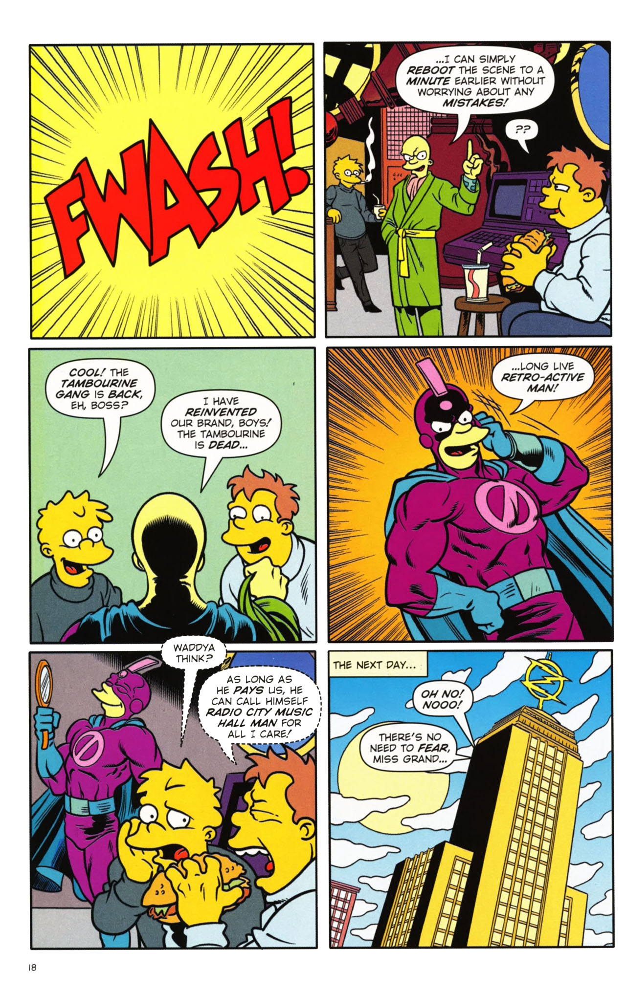 Read online Bongo Comics Presents Simpsons Super Spectacular comic -  Issue #10 - 20